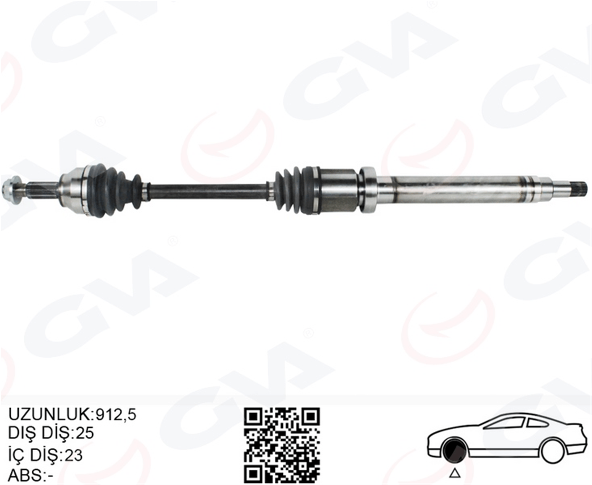 ÖN AKS KOMPLE SAĞ FORD COURIER 1.5 1.6 TCDI 14> 17