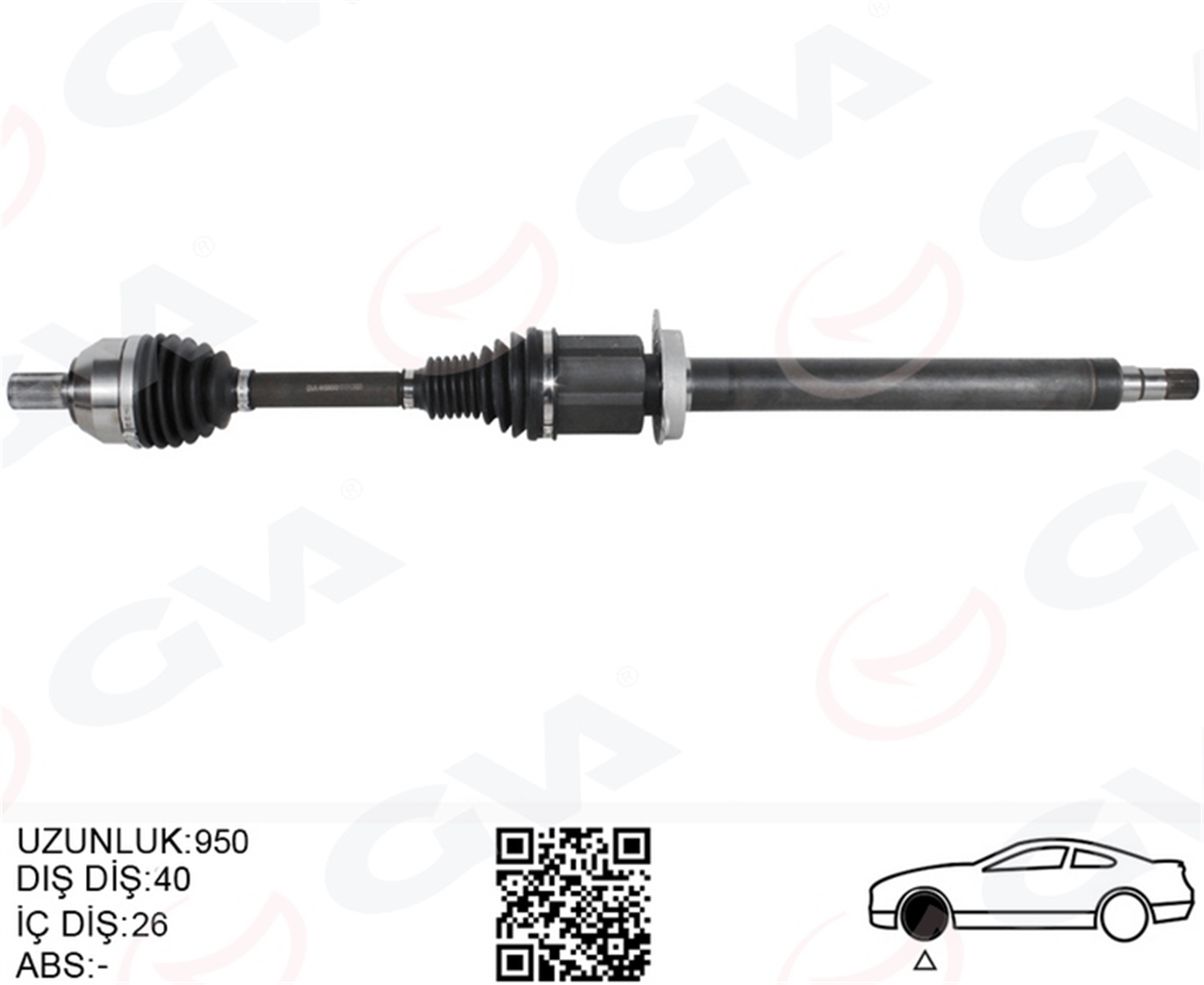 ÖN AKS KOMPLE SAĞ VOLVO S60 II 15>V60 I 15> V70 III 15> D2-T3-T4 OTOM. SANZIMAN 8 VITES