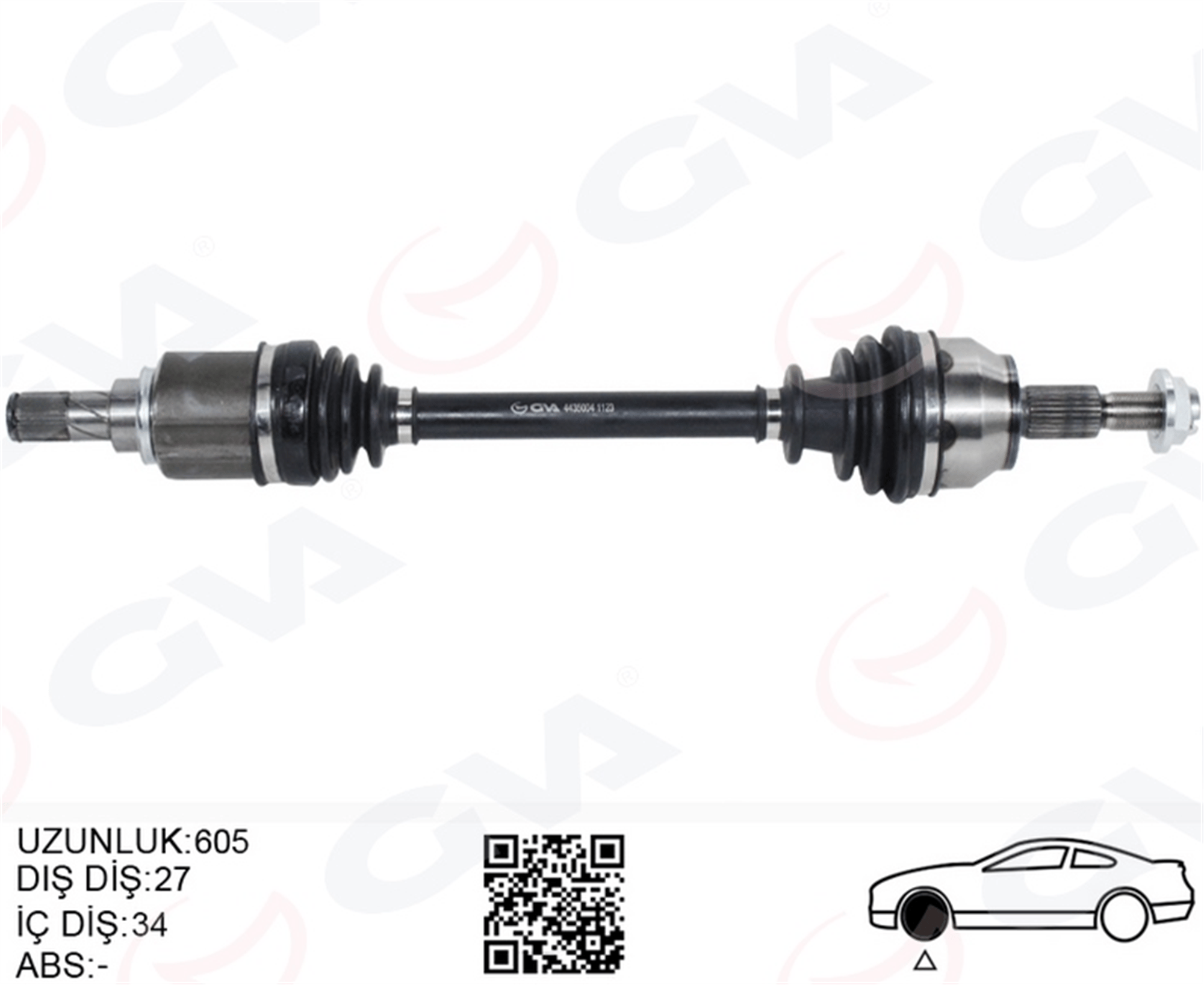 ÖN AKS KOMPLE SOL FORD FOCUS III 1.6 TI 11> 17 BENZINLI
