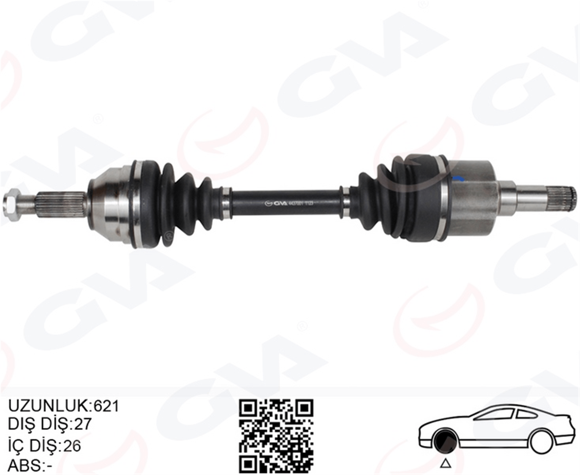 ÖN AKS KOMPLE SOL FORD MONDEO I -II 1.6- 1.8 - 2.0 93>00