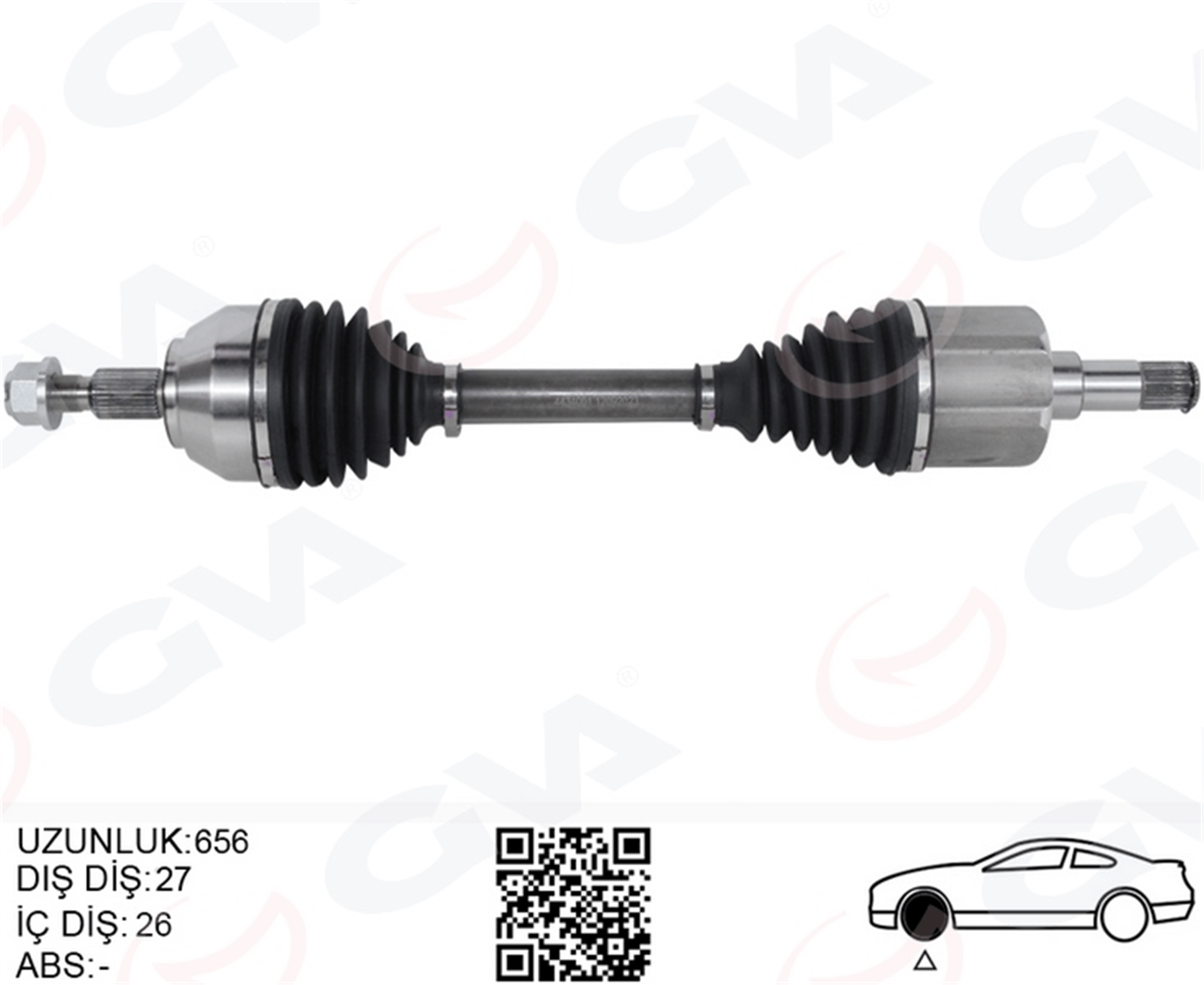 ON AKS KOMPLE SOL KUGA I 08>13 2.0 TDCI