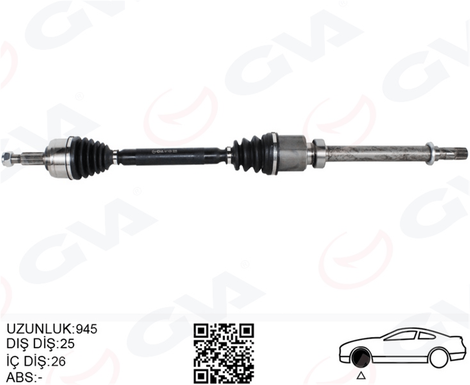 ÖN AKS SAĞ RENAULT MEGANE IV 1.3 Tce - 1.5 DCI EURO 6 M-T SNZ-TL4 16-