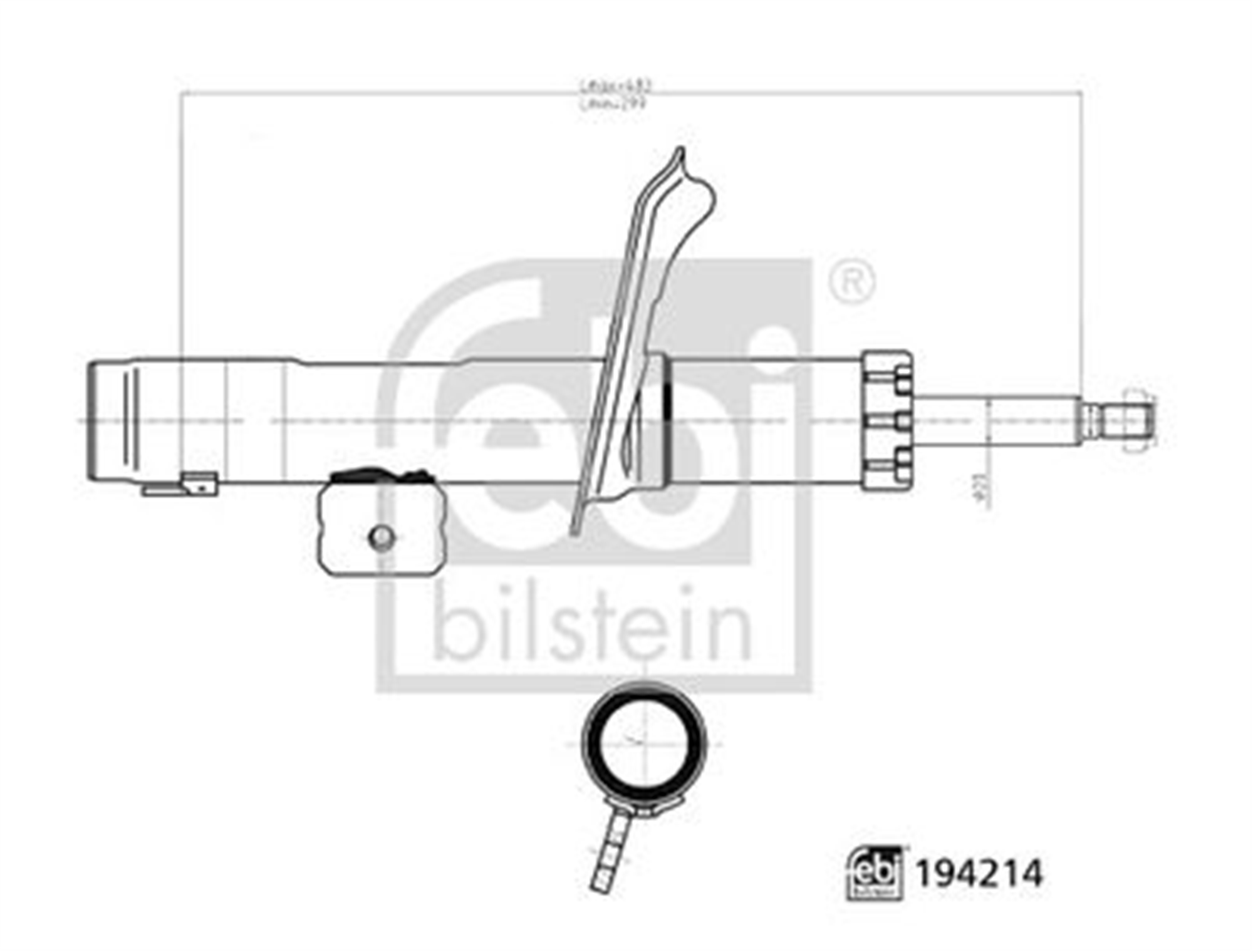ÖN AMORTİSÖR SAĞ PARTNER-BERLINGO 1996>2009 P306 1994-2002 XSARA 1997-2005 GAZLI
