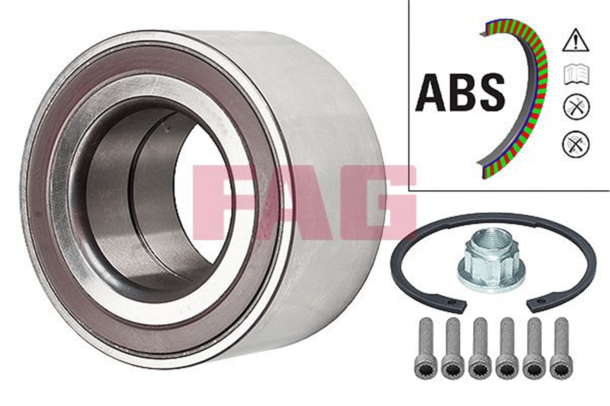 ÖN-ARKA TEKER RULMANI 51x96x50 VW TOUAREG-Q7-RANGEROVER III-PORSCHE CAYENNE ABS Lİ