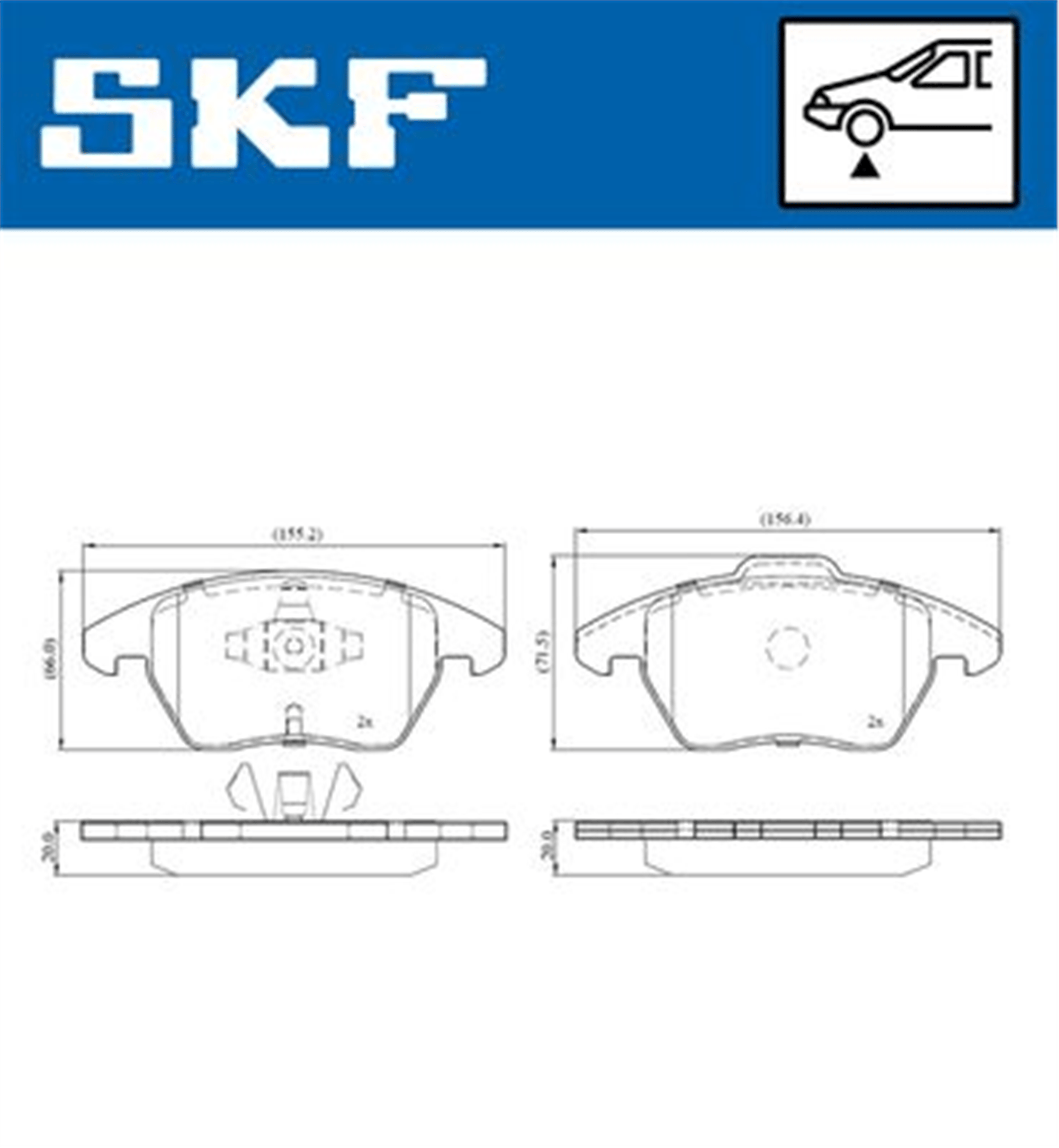 ÖN BALATA C4 PICASSO 06 >11 > P5008 1.6 16V-2.0 16V-2.0 HDI 08 >12 >P3008 12 > DS4 11 > DS5 12 >