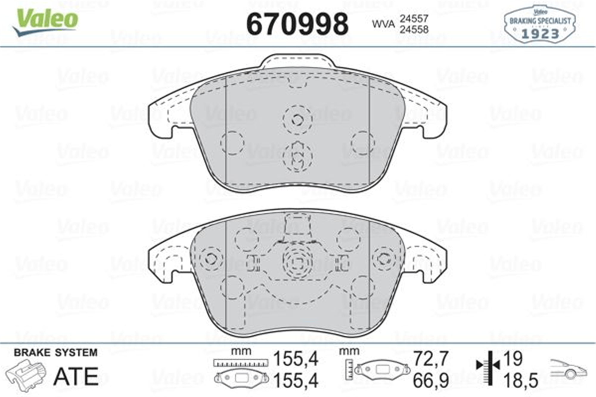 ÖN BALATA C4 PICASSO 06 >11 > P5008 1.6 16V-2.0 16V-2.0 HDI 08 >12 >P3008 12 > DS4 11 > DS5 12 >