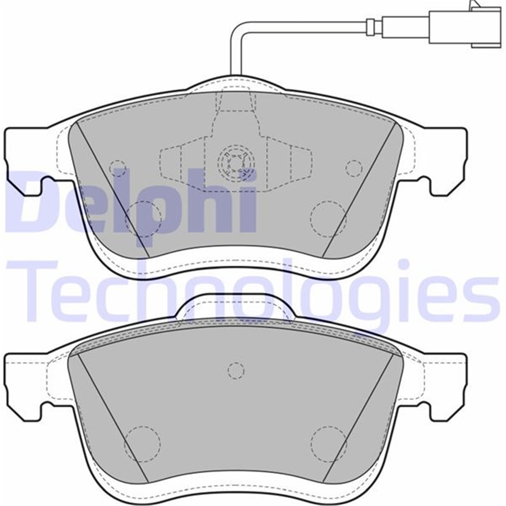 ÖN BALATA FIAT DOBLO III 10> OPEL COMBO 12> 1.3D MTJ 1.4 1.6D MTJ 2.0D MTJ TEK FİŞLİ