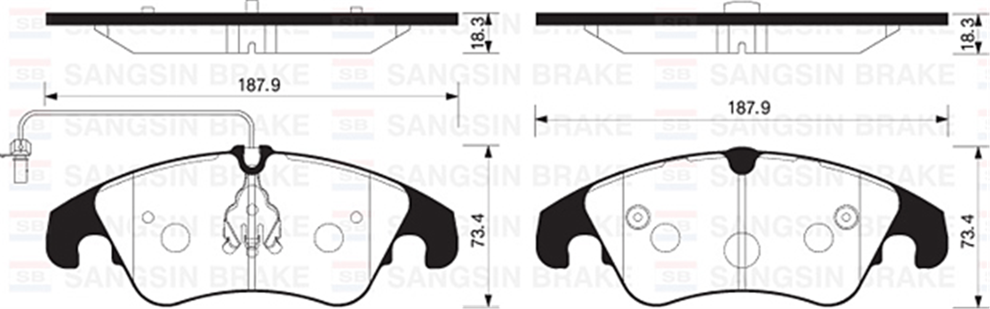 ÖN BALATA FİŞLİ AUDI A4-A5-A6-A7-Q5 2008 >