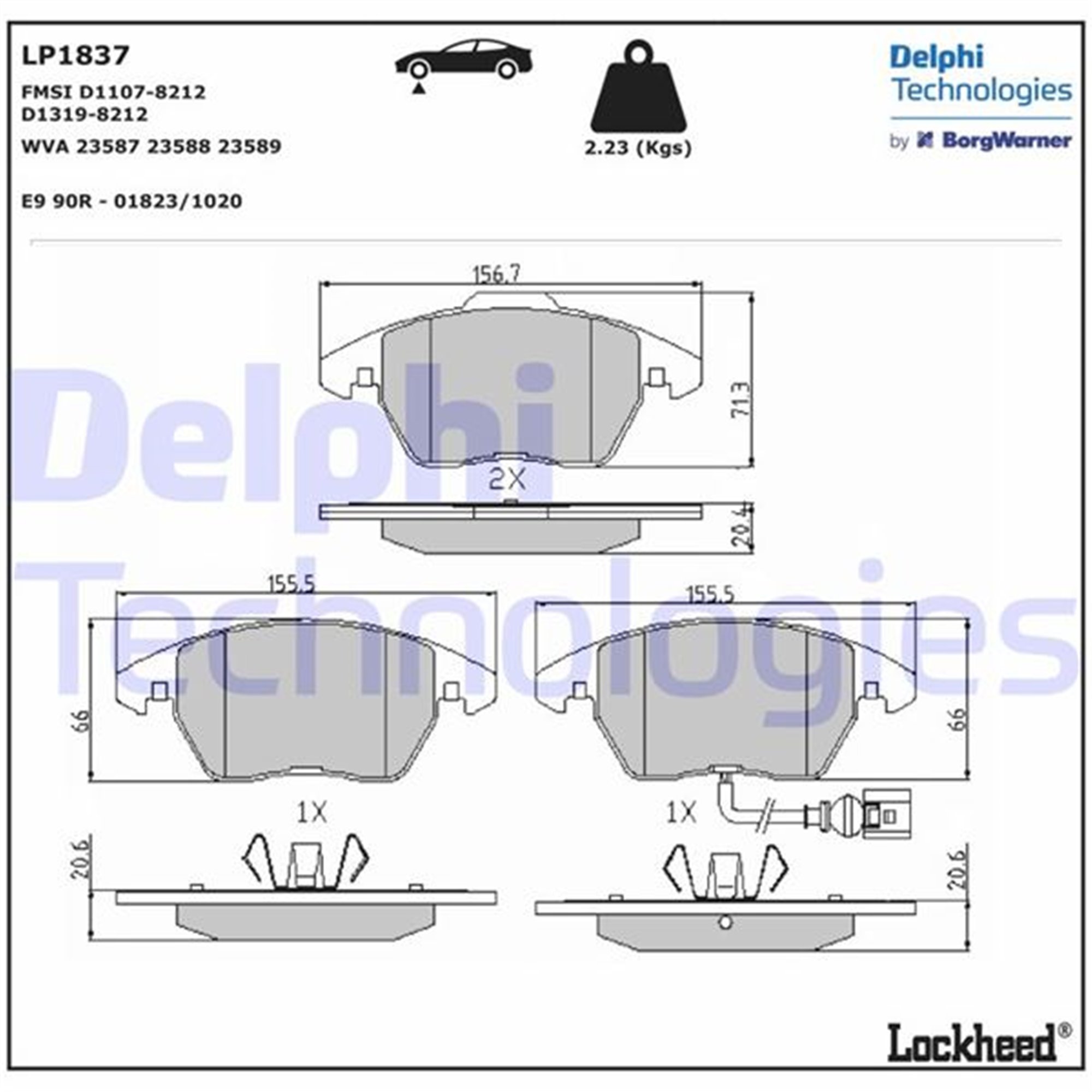 ÖN BALATA FİŞLİ CADDY III 04 > GOLF IV V VI 97 > JETTA PASSAT 05 > POLO 09 > OCTAVIA 04 >