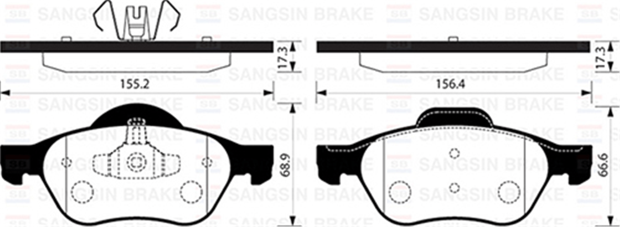 ÖN BALATA MEGANE II 02> SCENIC II 02> CLIO III 05> 1.5dCi 1.6 16V 2.0 16V