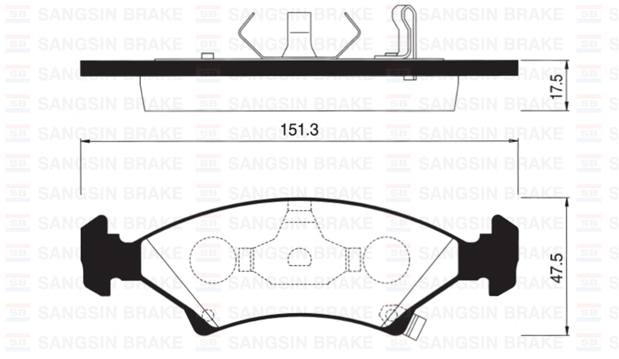 ÖN BALATA SEPHIA 1.5I 16V-1.8I 16V 96-98 GDB3224-GDB3096