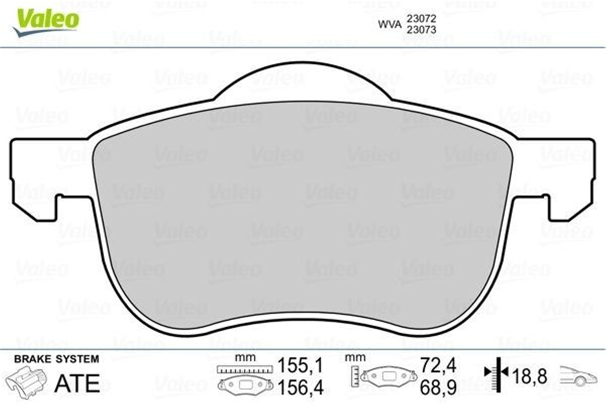 ÖN BALATA VOLVO S60 00-10 S80 98-06 V70 97-07 XC70 00-07 S70 97-00
