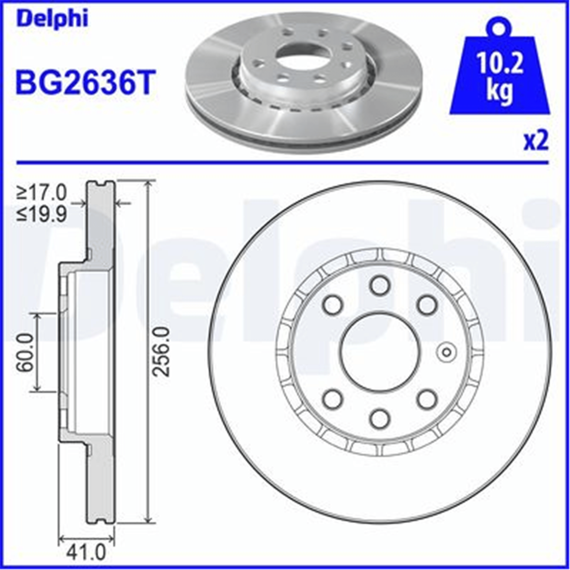 ÖN FREN AYNASI ASTRA F-VECTRA A-CORSA B-ASCONA C-AVEO-KALOS 03>13 256x20x4DLxHAVALI 569010-93182285