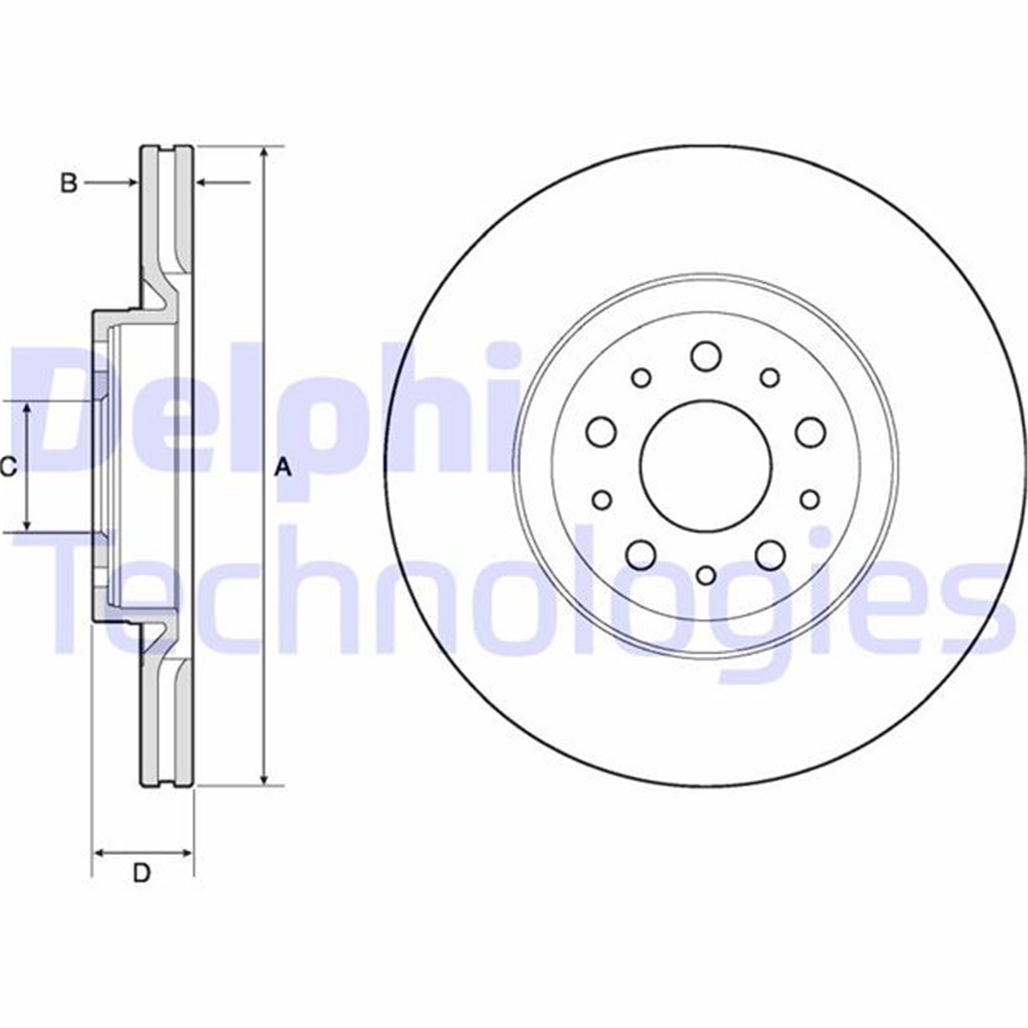 ÖN FREN AYNASI DİSK FIAT EGEA 16> 1.0 1.3 MTJ 1.4 1.5 1.6 MTJ 5 BİJON DIŞ:284MM K:24MM