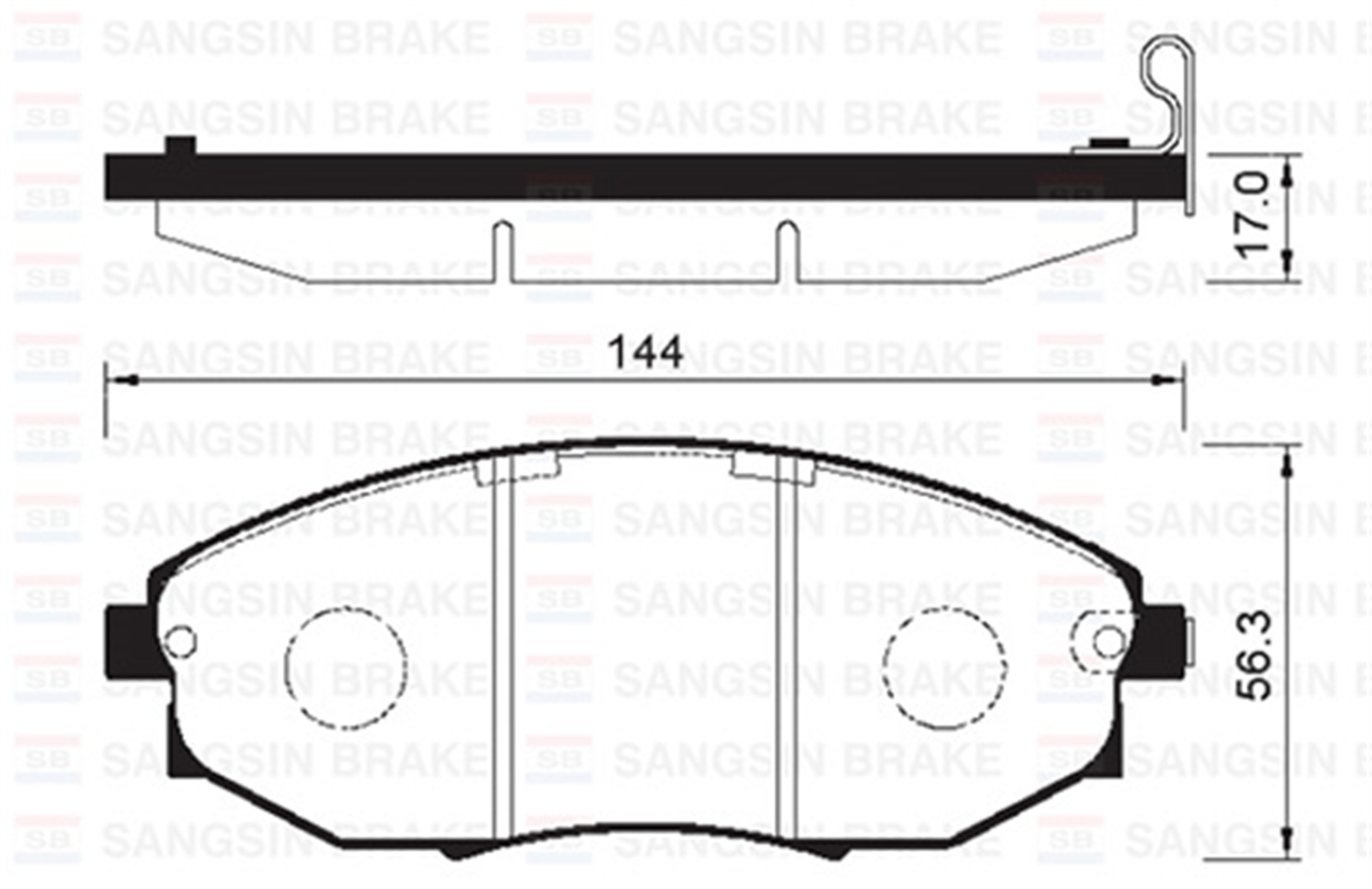 ÖN FREN BALATA CHEVROLET EPICA 2.0L 2.5L 06->