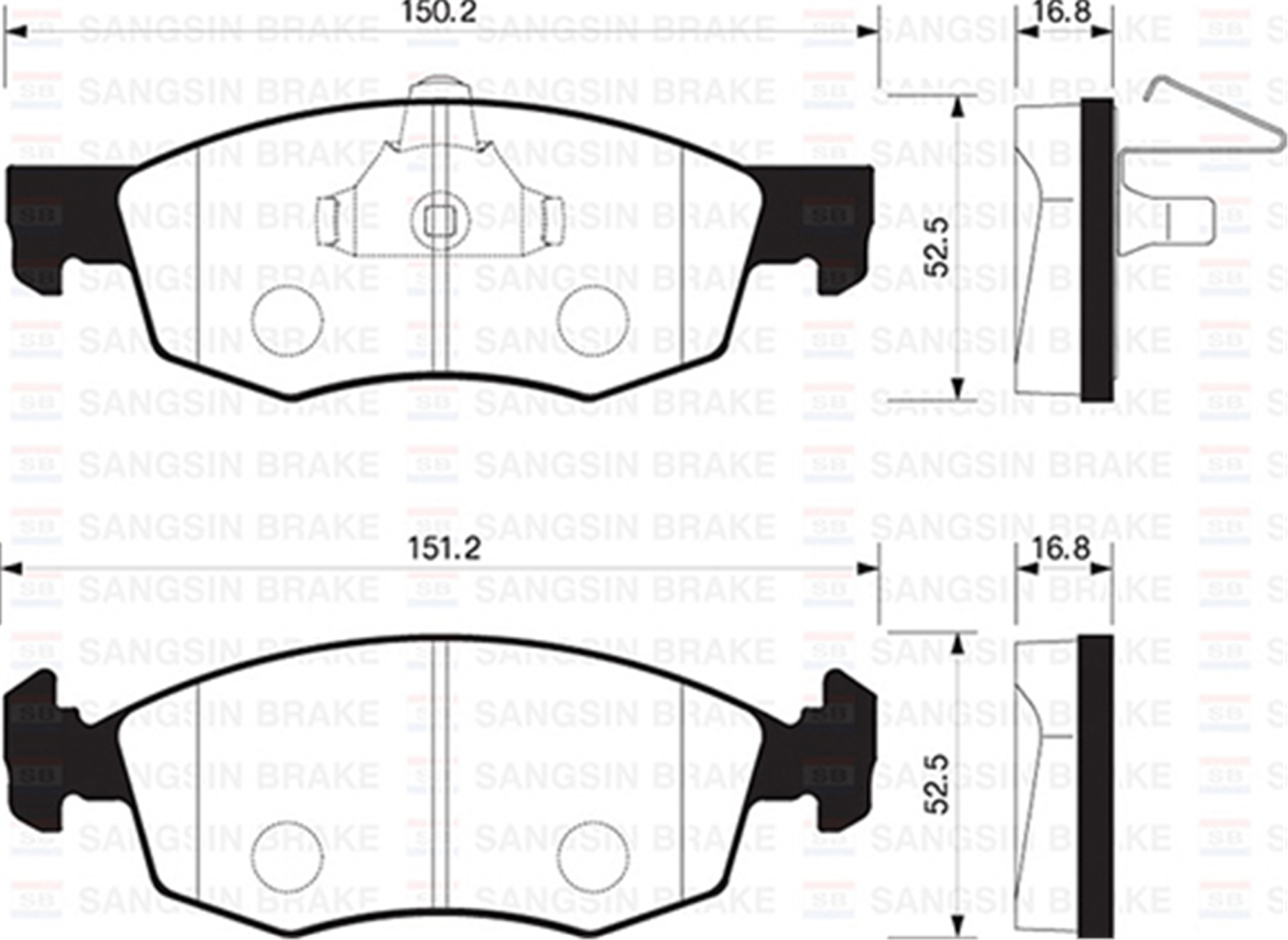 ÖN FREN BALATA FIAT PALIO WEEKEND 96-> / ALBEA 01-> / DOBLO 00->