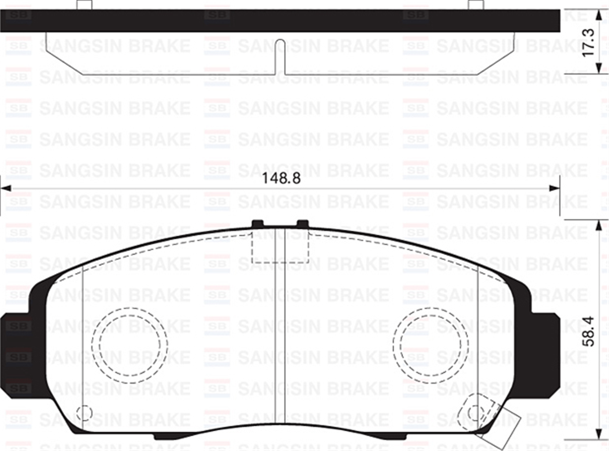 ÖN FREN BALATA HONDA CIVIC 1.6L R16A2 VTEC sedan FB7 12-15 - telli tip balata