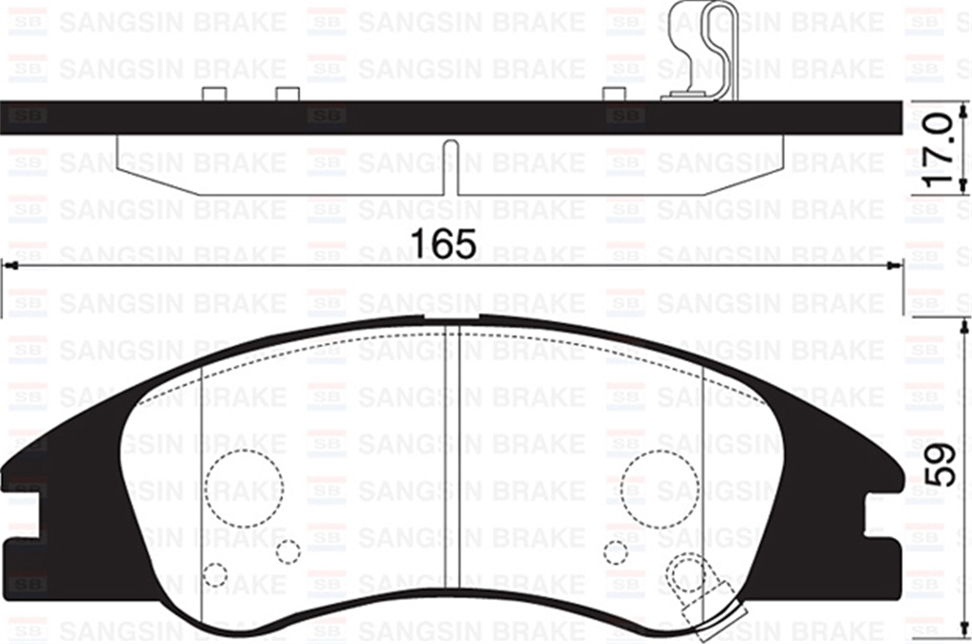 ÖN FREN BALATA KIA CERATO 2.0L D4EA dizel 04-06 / 1.6L G4EE benzinli 05->