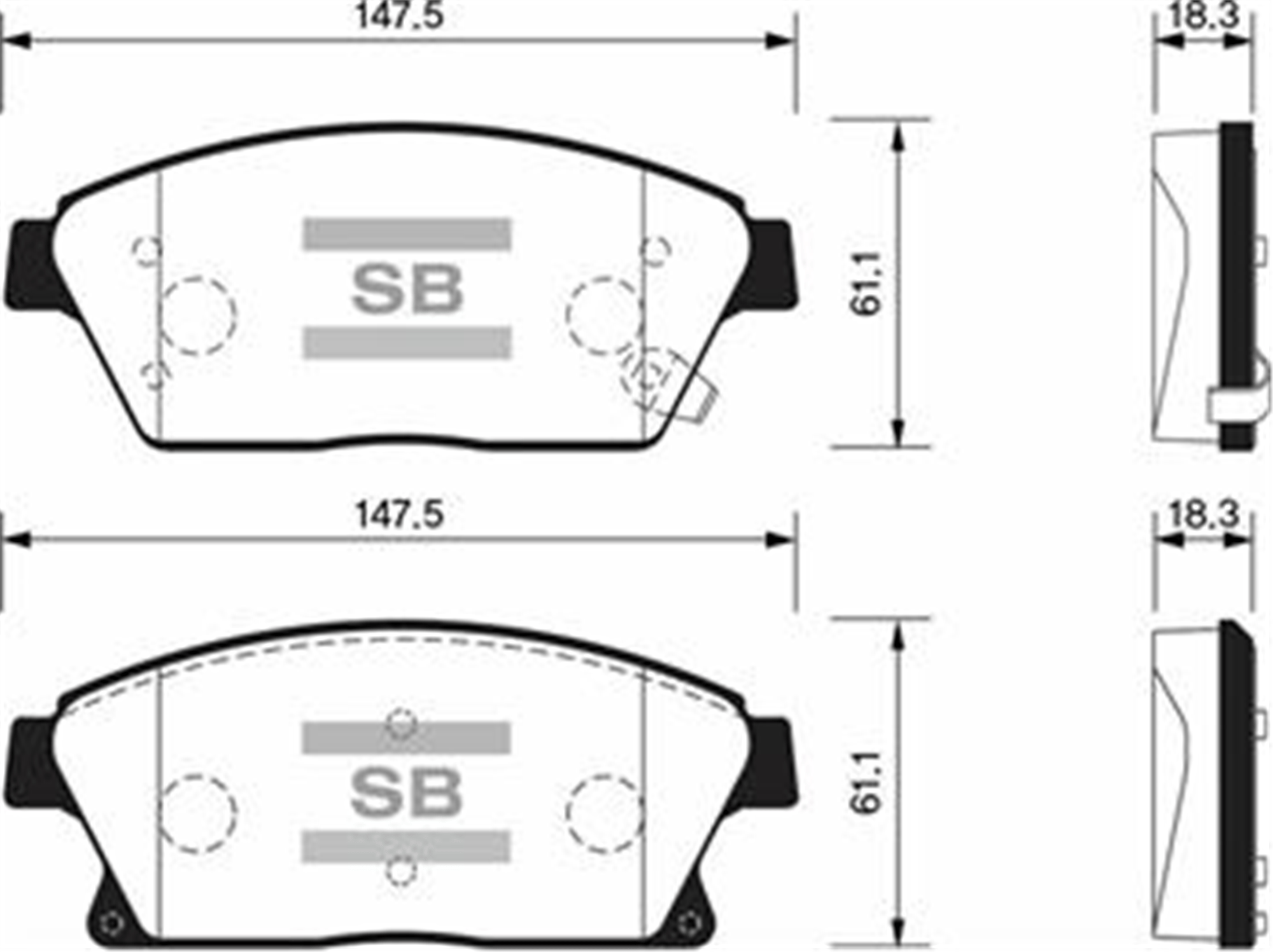 ÖN FREN BALATA OPEL ASTRA J 10-> / MOKKA 13-> / ZAFIRA C 11-> / CHEVROLET CRUZE 1.6L J300 09-> / TRAX 1.4L 1.6L 11-> 16 İNÇ 300mm