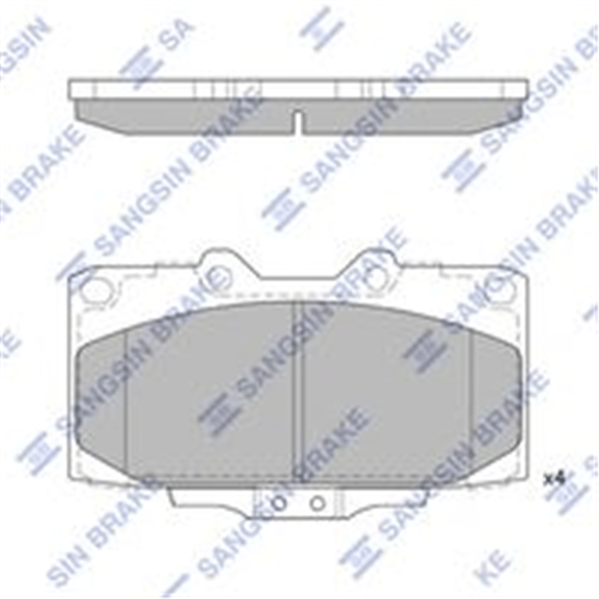 ÖN FREN BALATA SUBARU IMPREZA WRX 2.0L EJ205 TURBO GD GG kasa 01-06 / NISSAN 200SX 2.0L SR20DET TU RBO S14 kasa 94-99