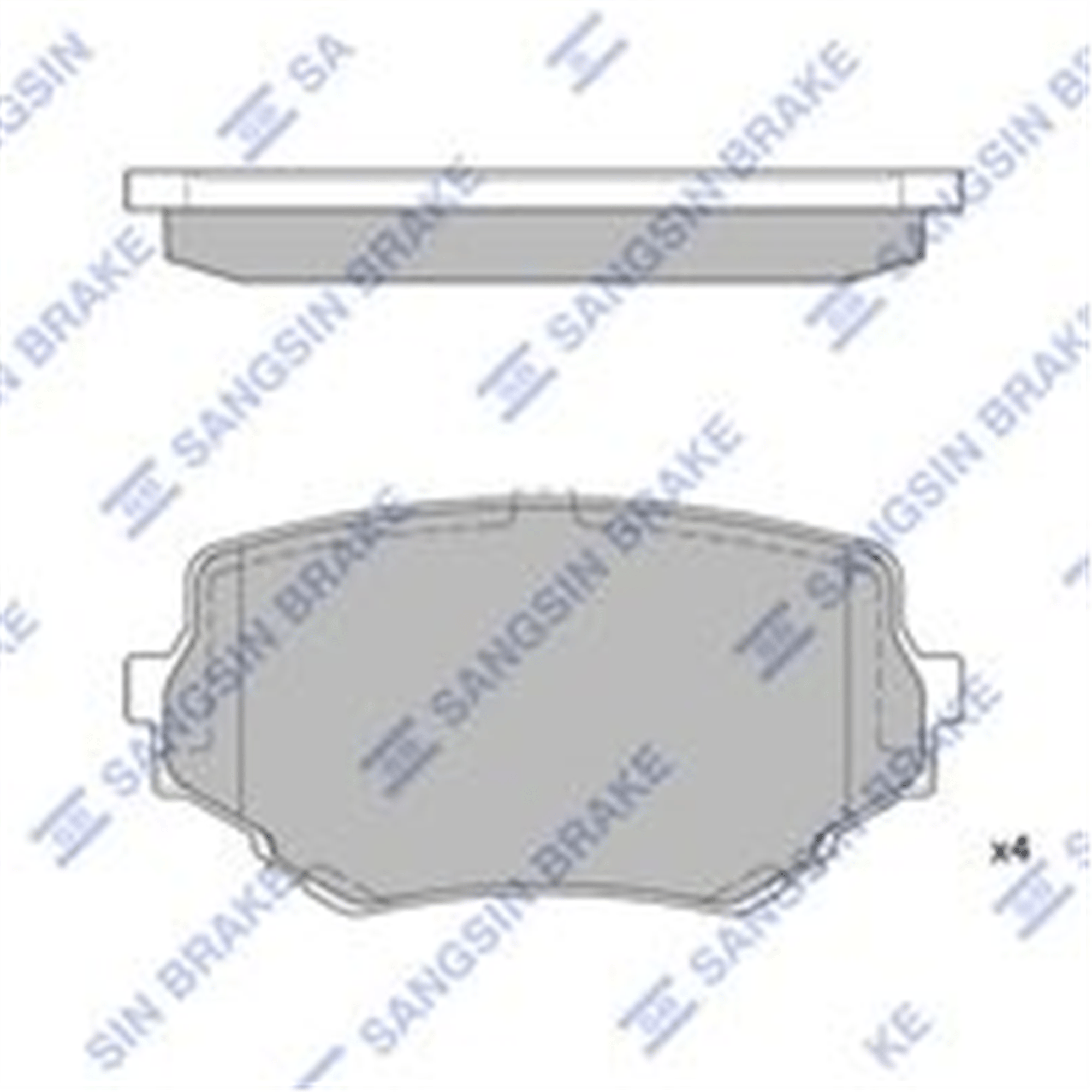 ÖN FREN BALATA SUZUKI GRAND VITARA 2.0L J20A SQ420 5 kapı 98-05 / VITARA 2.0L H20A SV620 V6 94-98