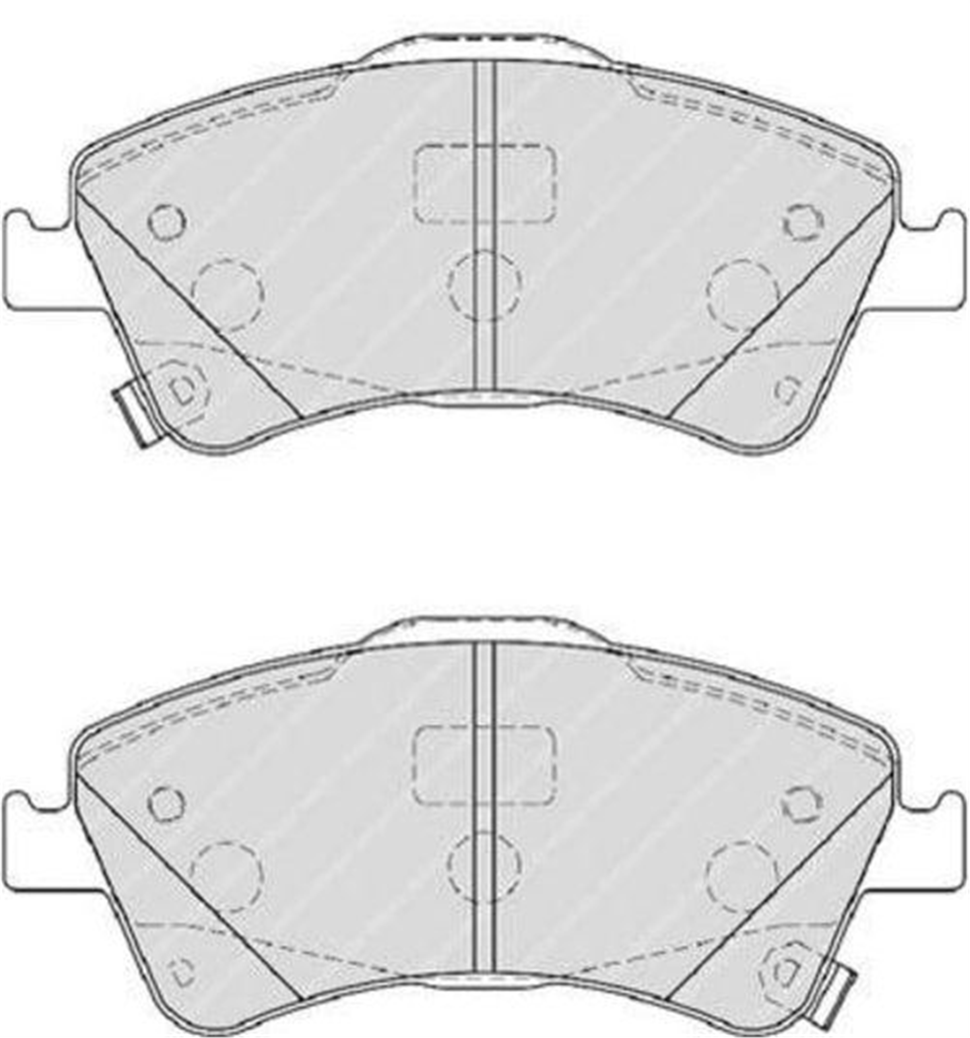 ÖN FREN BALATA TOYOTA AVENSIS 1.6L 1ZR-FAE ZRT270 benzinli 09-> 1.8L 2ZRFAE ZRT271 09-> 2.0L ADT270 AZT270 09-> / VERSO 1.6L 1ZRFAE ZGR20 09 ->