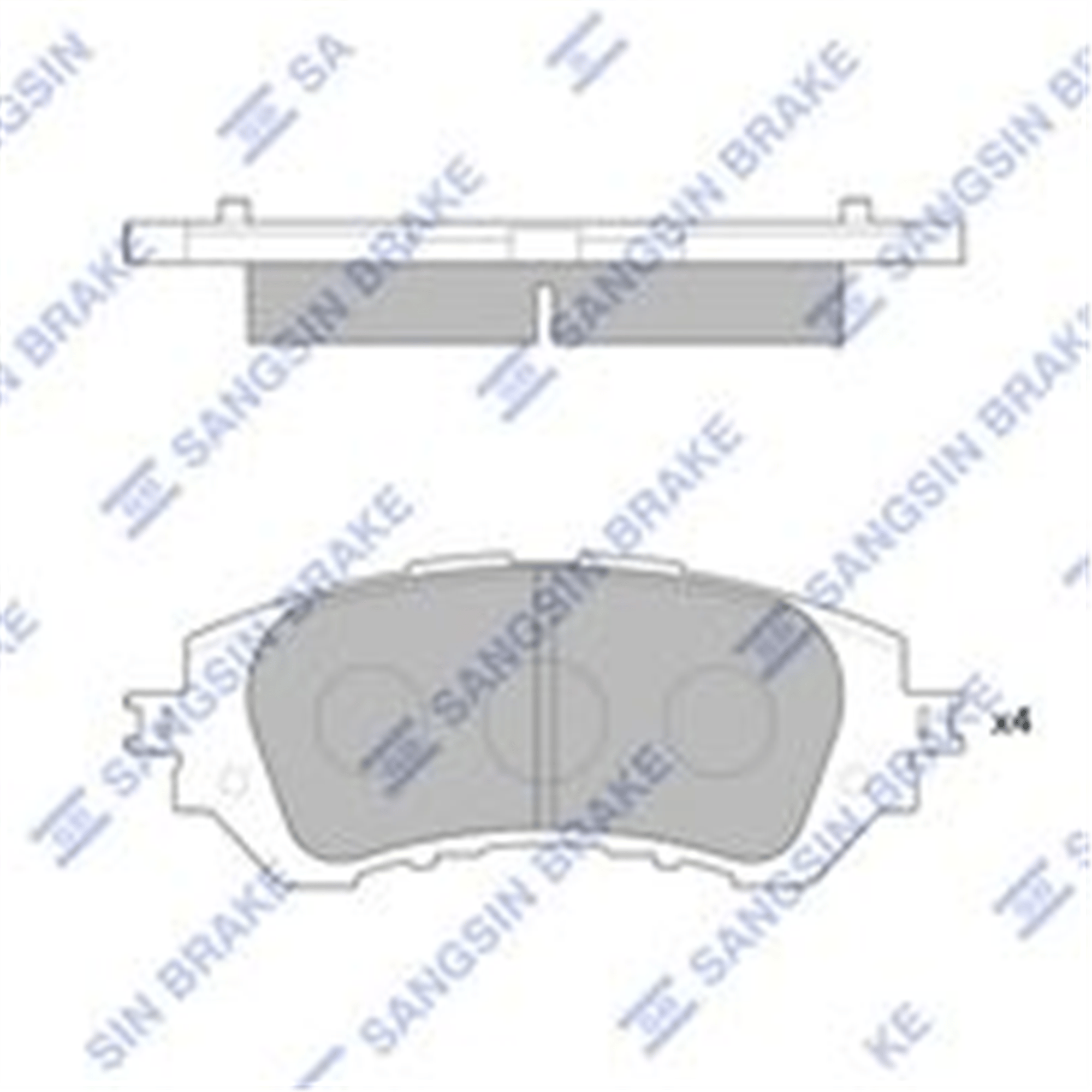 ÖN FREN BALATA TOYOTA YARIS 1.3L 1.5L 2NZ-FE 1NR-FE 1NZ-FE NSP150 NSP151 NCP150 14->