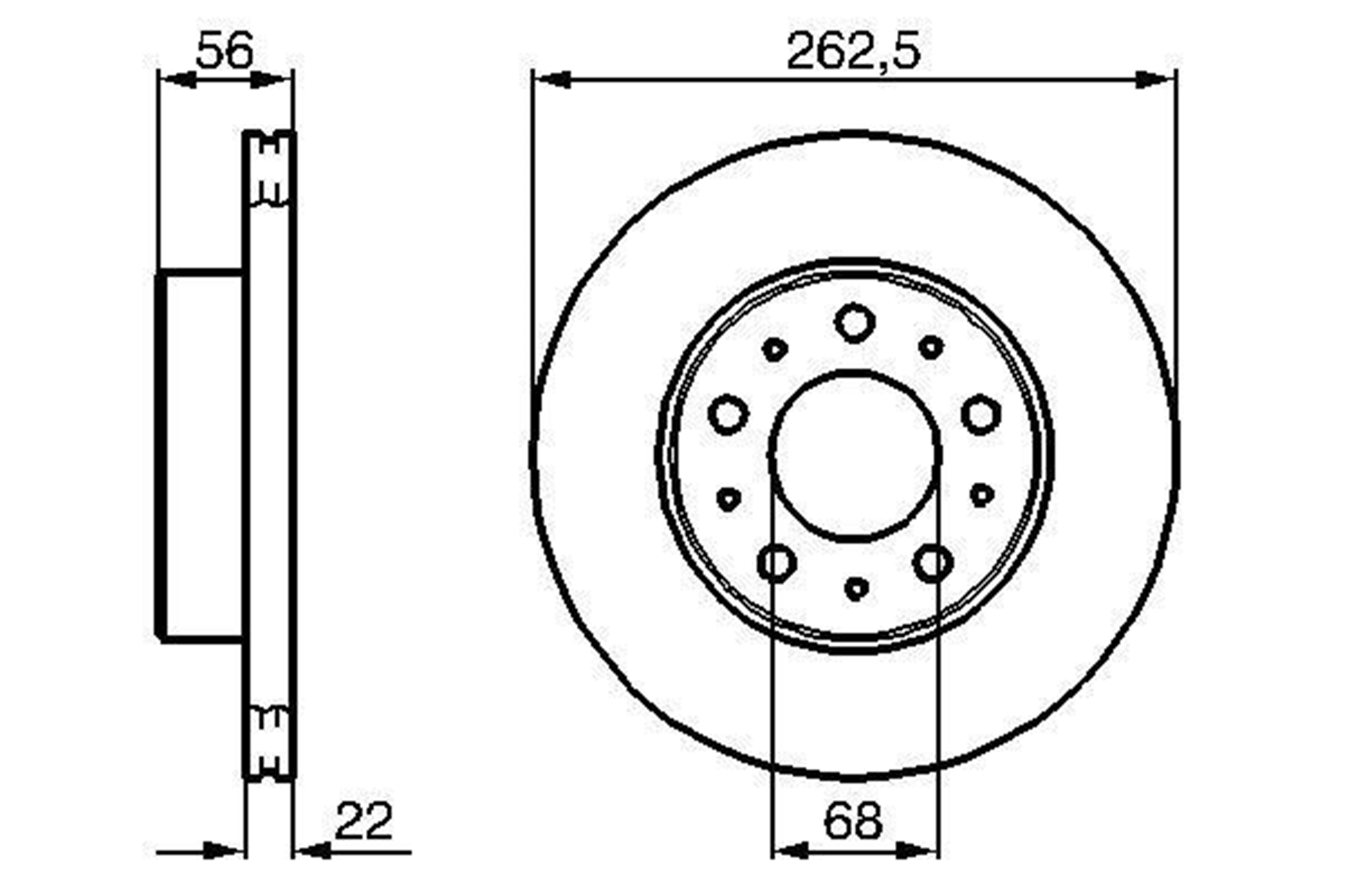 ÖN FREN DISK AYNA VOLVO 740. 760. 780 83 >91