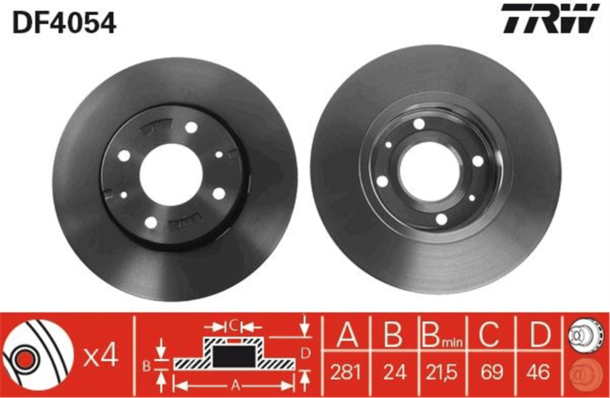 ÖN FREN DİSKİ HAVA KANALLI MITSUBISHI CARISMA 1.6L 4G92 DA1A 95-> 1.8L GDI 4G93 DA2A 95-> 1.9L DI -D F9Q dizel DA5A 00-05 / SPACE STAR 1.3L 1.6L DG1A 98-> / VOLVO S40 1.6 1.8 1.9 2.0 T 95/04 V40