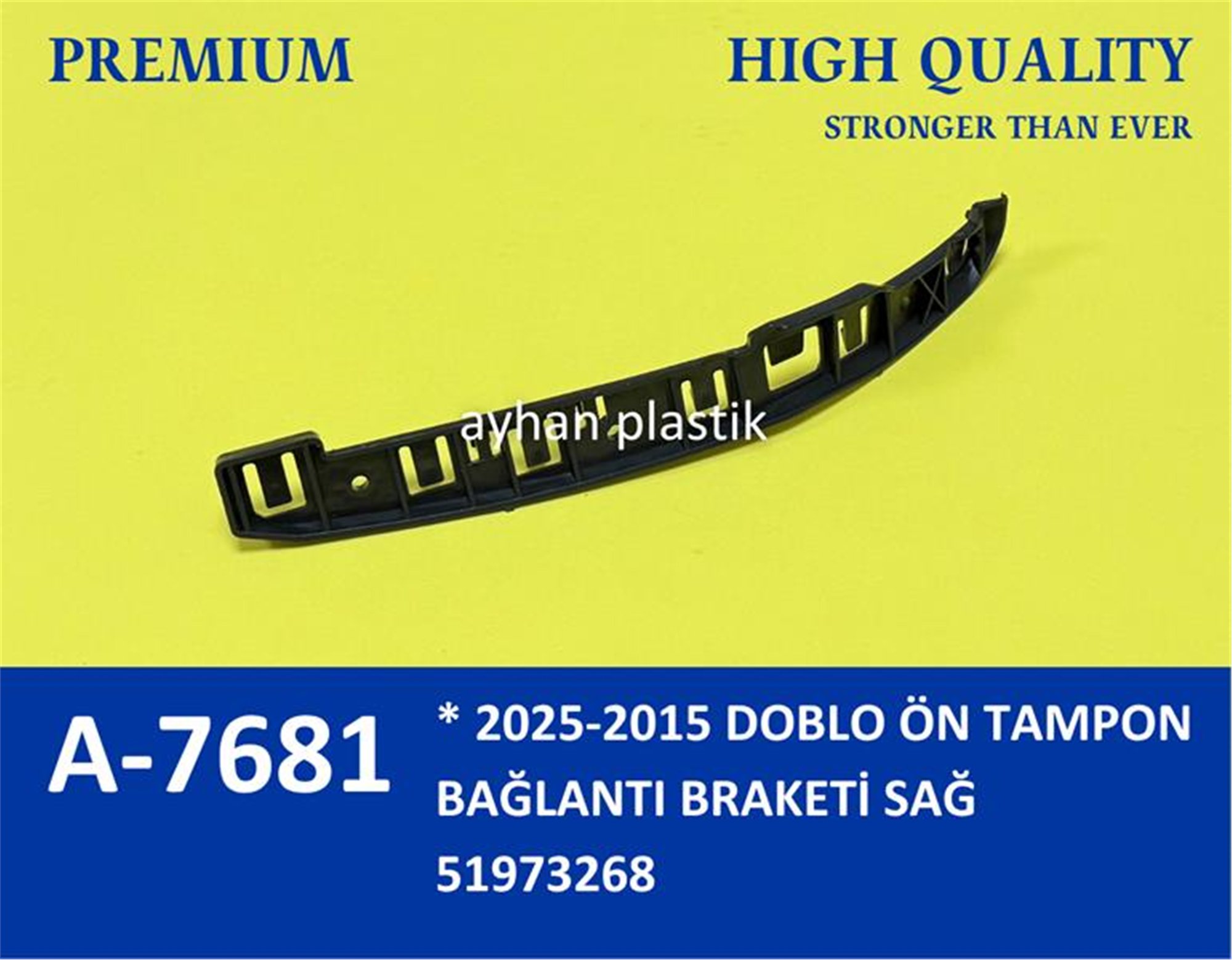 ÖN TAMPON BRAKETİ SAĞ DOBLO 15 >