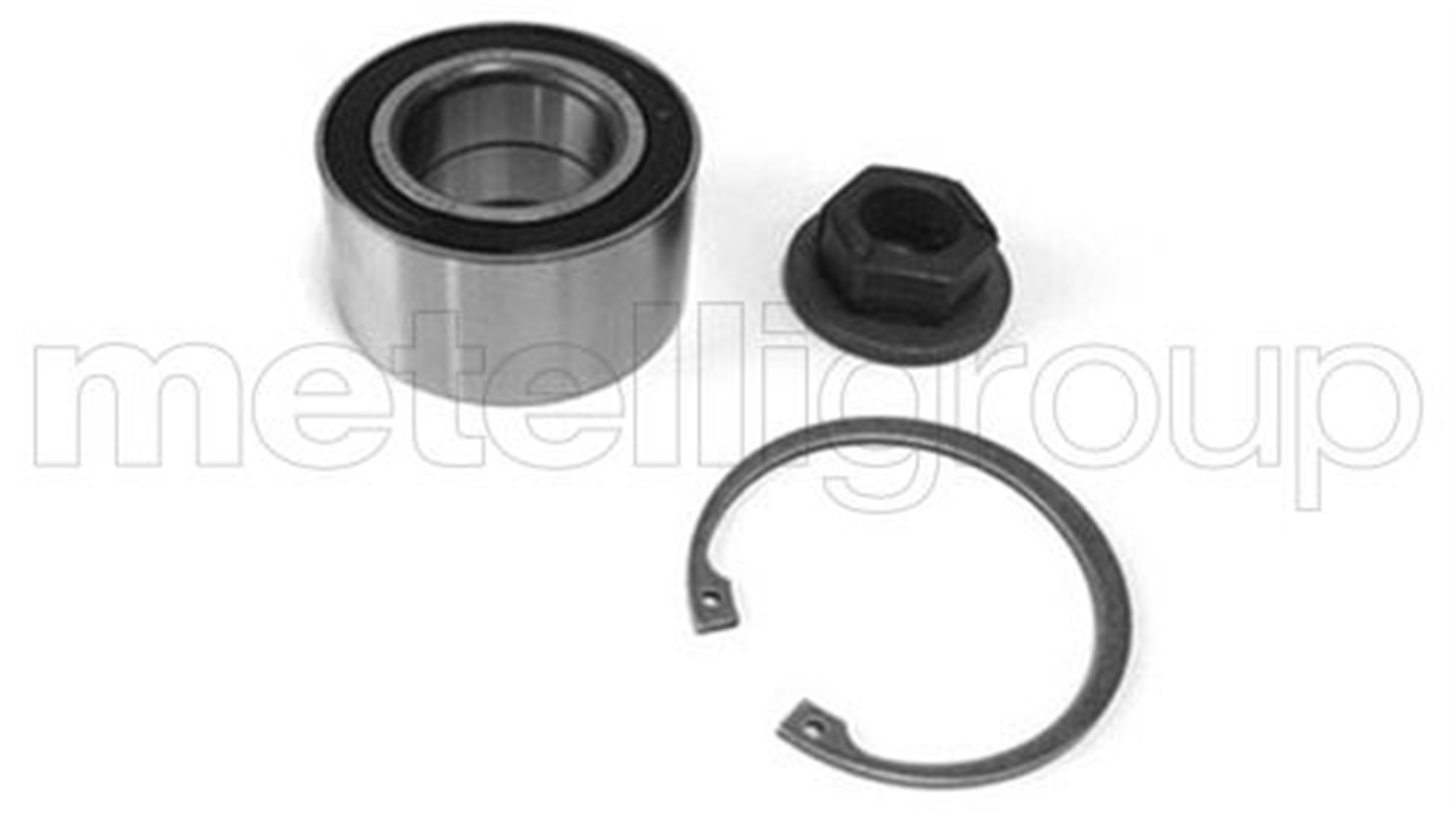 ÖN TEKER RULMANI FIESTA V 01> FOCUS 98>04 FUSION 02>12 COURIER 14>KA III 16> ECOSPORT 13> MAZDA 2 07>15 KIT ABS SIZ 38.993x72x37 BAH-0106DX