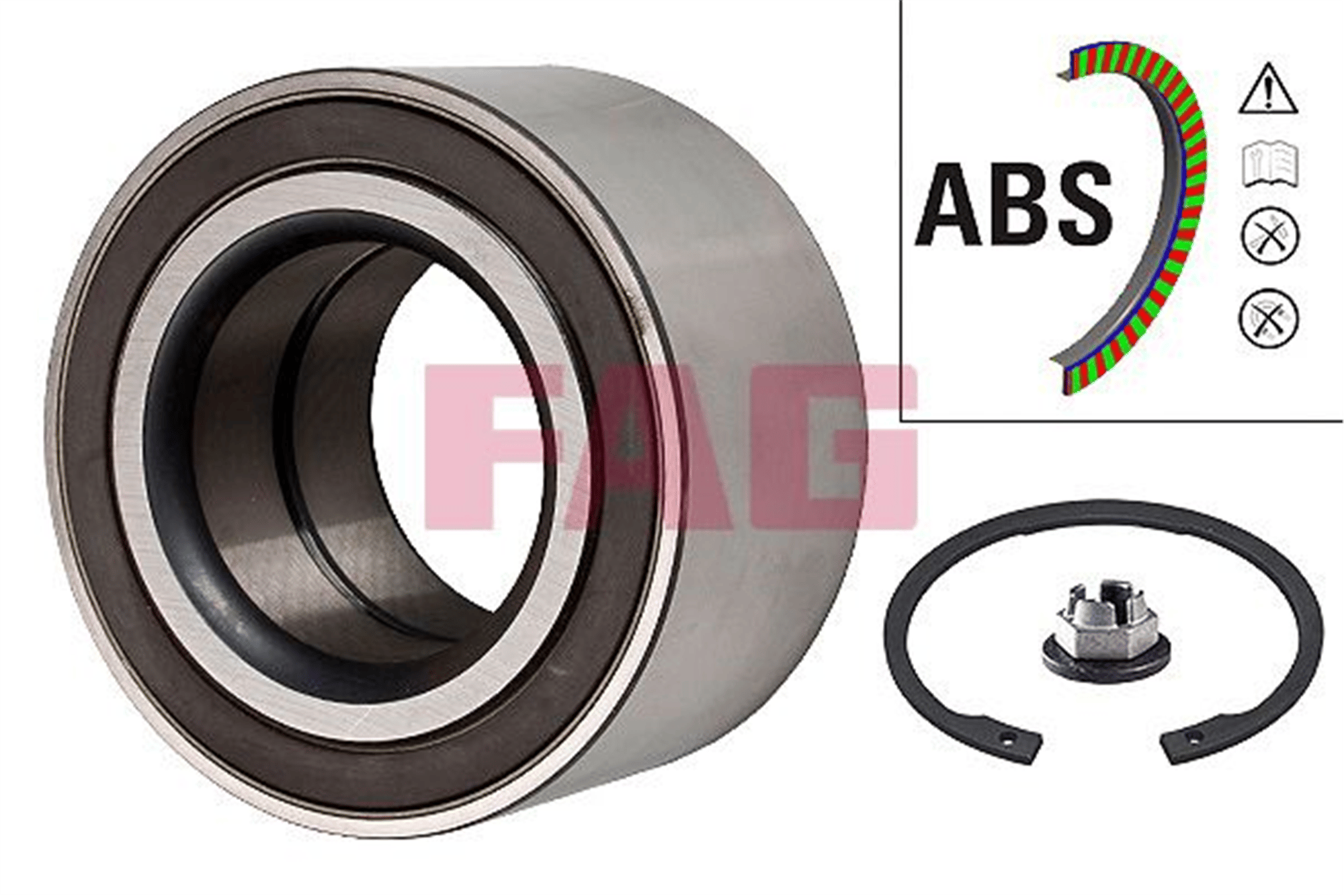 ON TEKER RULMANI KIT FOCUS III 11>17 KUGA I-II 08>14 YENI CONNECT 14> ABS LI