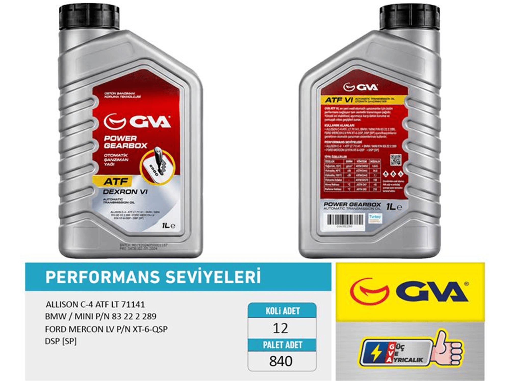 OTOMATİK ŞANZIMAN YAĞI ATF DEXRON VI KIRMIZI 1 LT