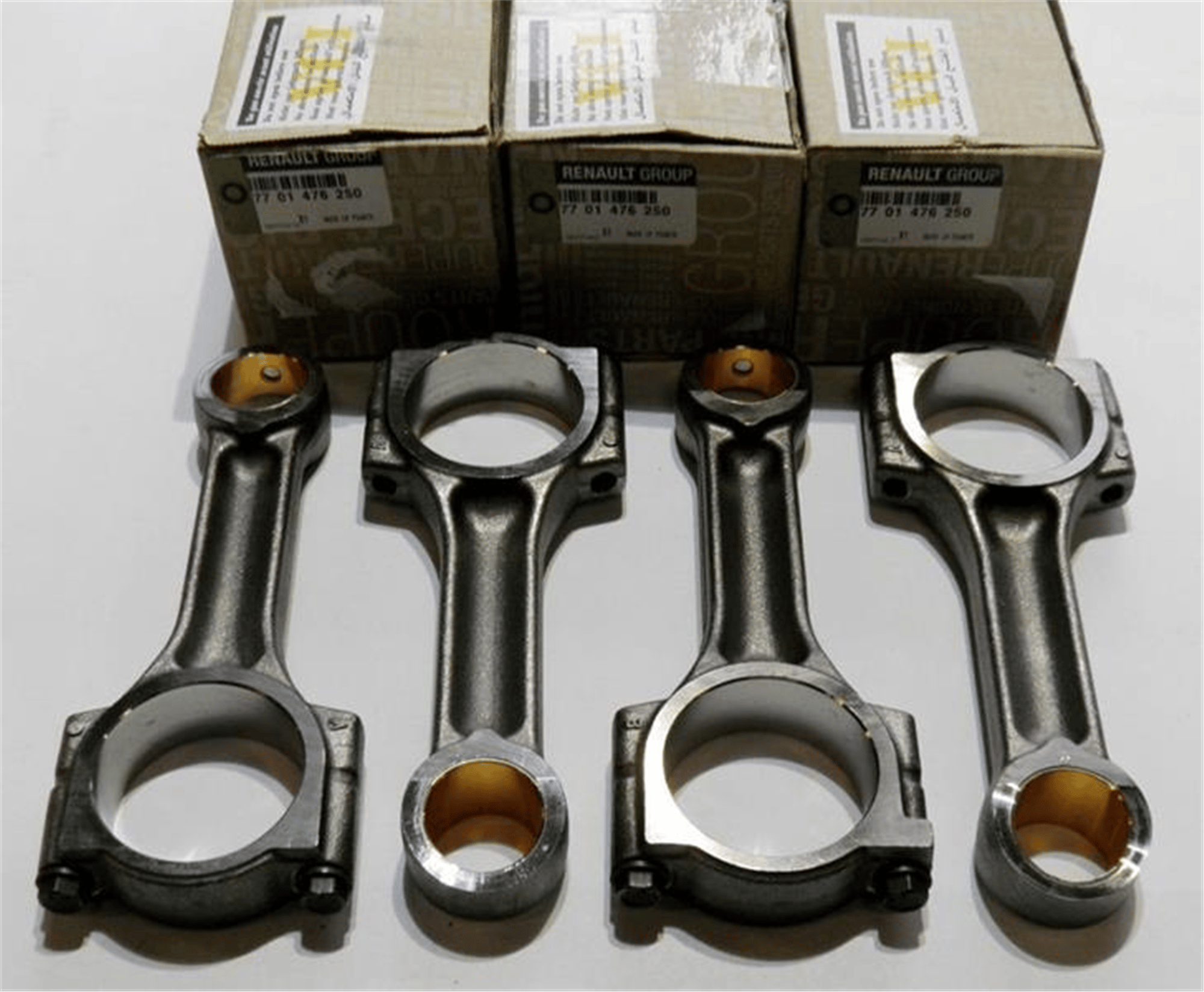 PİSTON KOLU TAKIM / 4 Adet MASTER-TRAFIC-VIVARO-LGN-KNG-MGN-CLIO 1.9 D F9Q SUZUKI GRAND VITARA