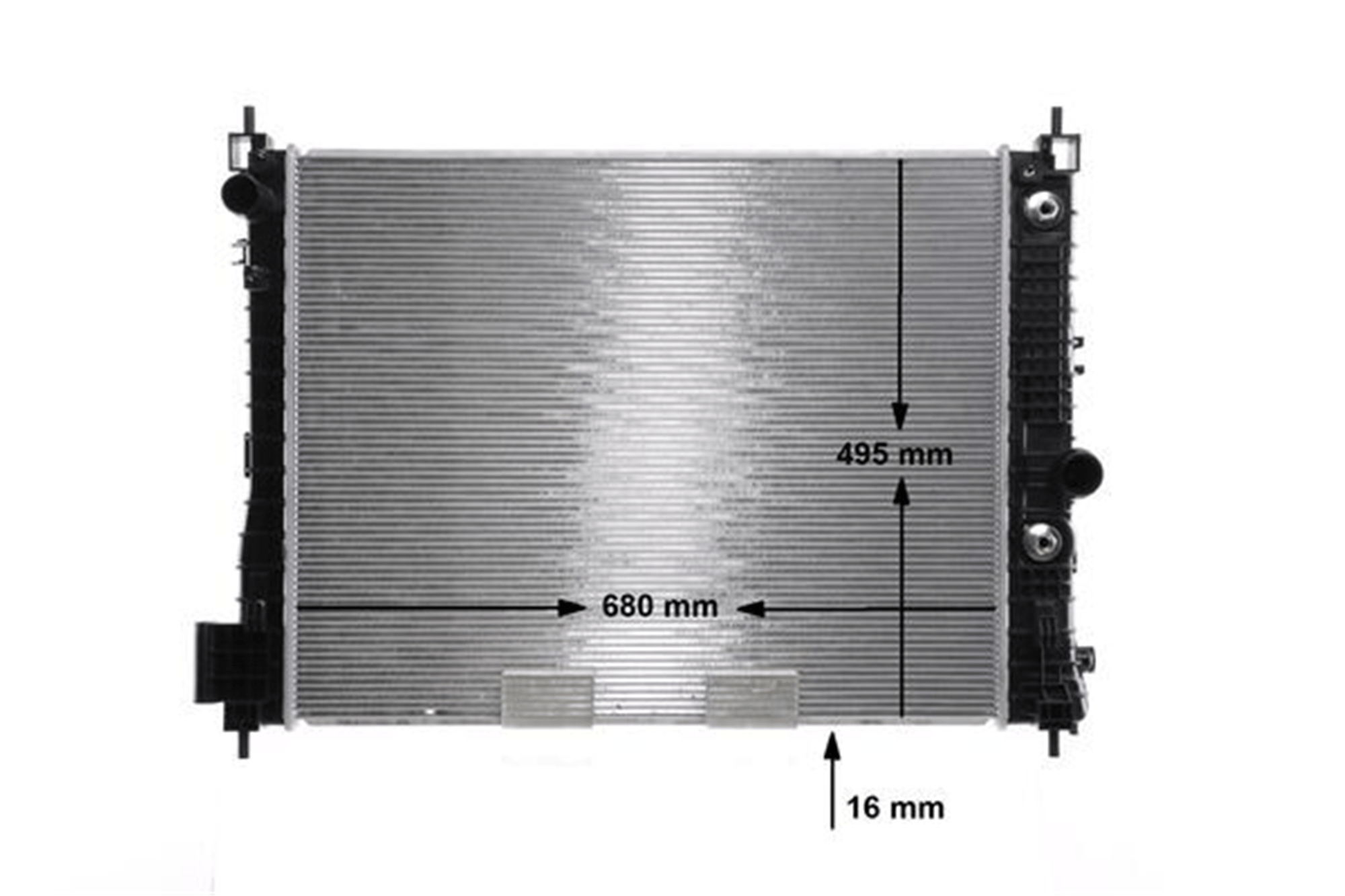 RADYATÖR OPEL MOKKA 1.4-1.6 12- MOKKA X 1.4-1.6 CDTI 12- 1300365-1300366-42418327-94552132