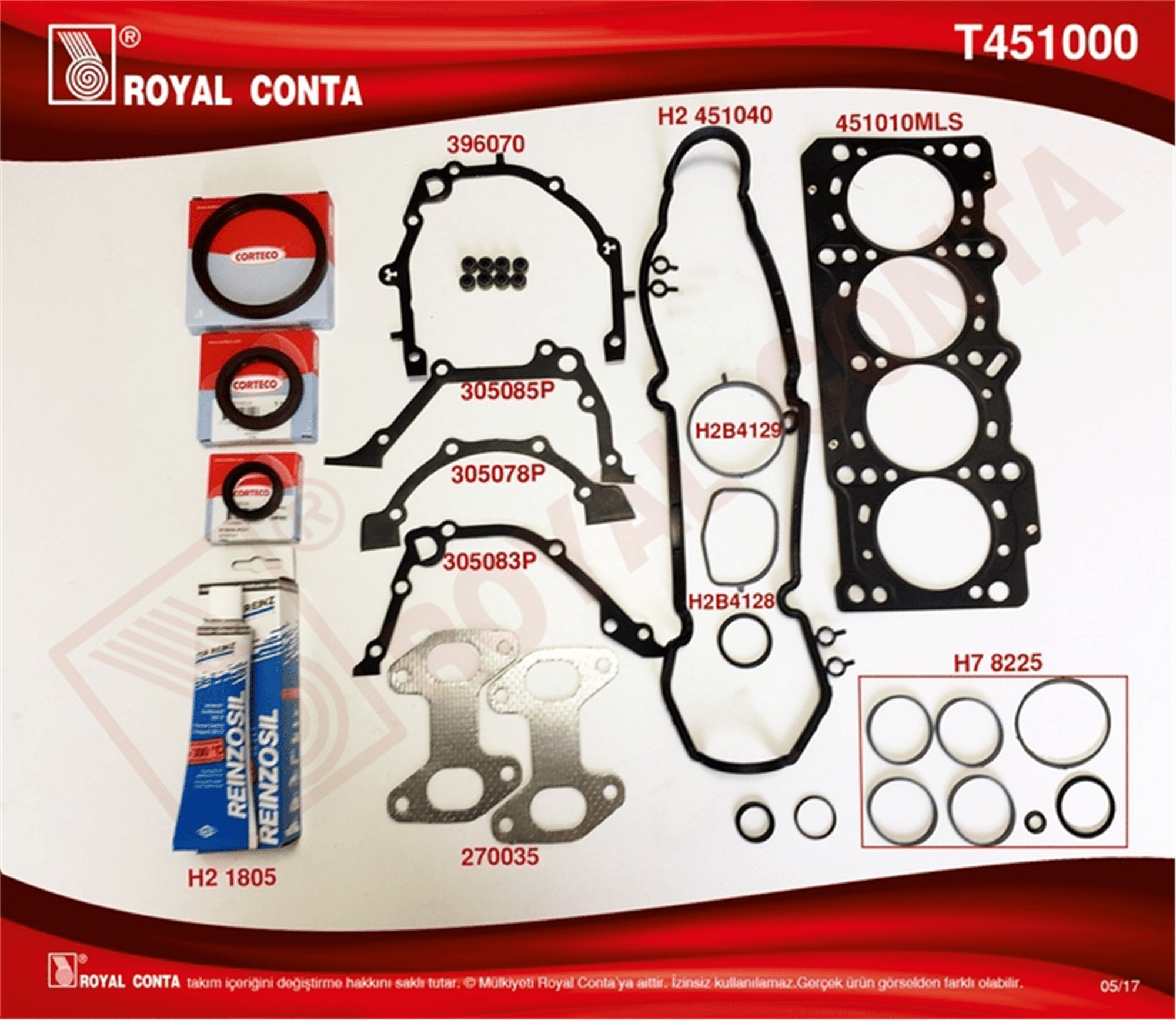TAKIM CONTA PALIO-ALBEA-PUNTO-LINEA 1.4 8V 77 HP