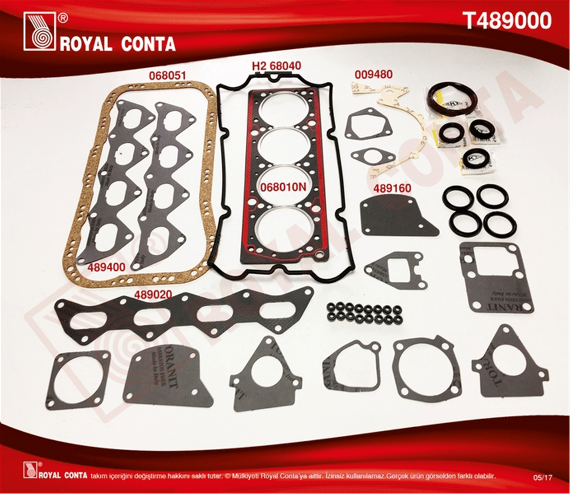 TAKIM CONTA SKC Lİ SUBAP LASTİKLİ TMPR 2000 16V