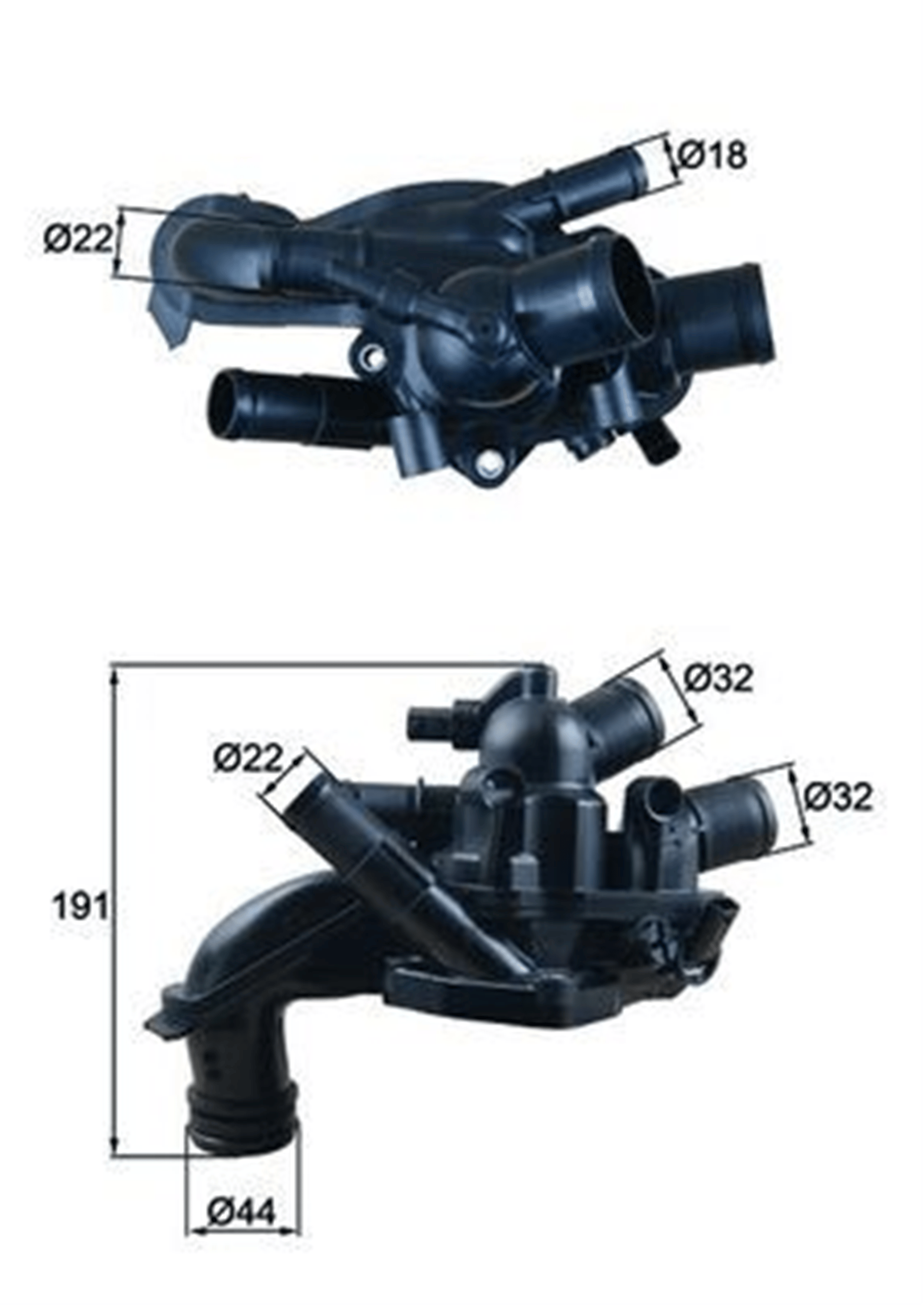 TERMOSTAT 105 C MINI N16 N18 R55 R56 R57 R58 R60 R61