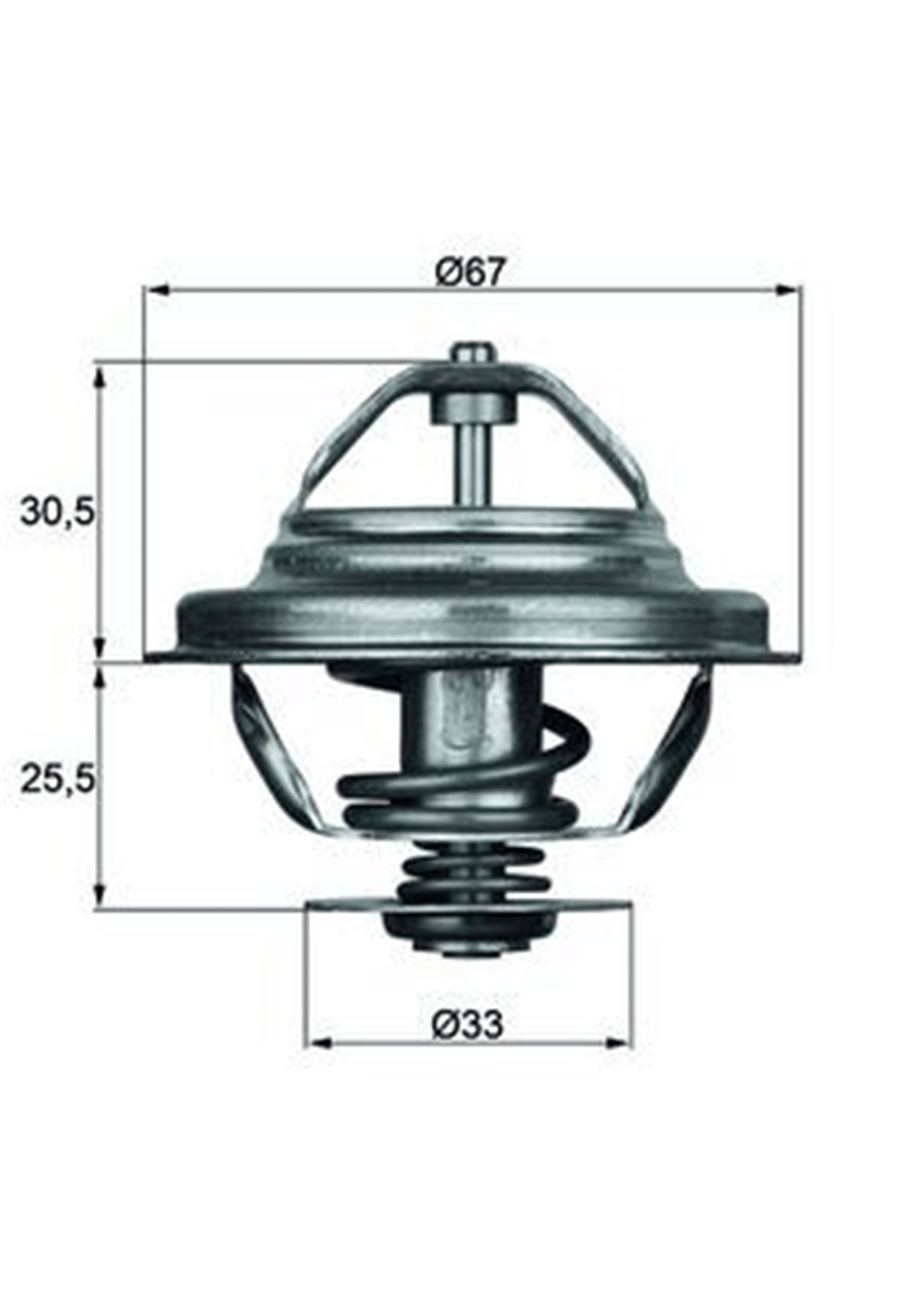 TERMOSTAT 80 C BMW M20 M30 M50 S38 E30 E36 E28 E24 E23 E32
