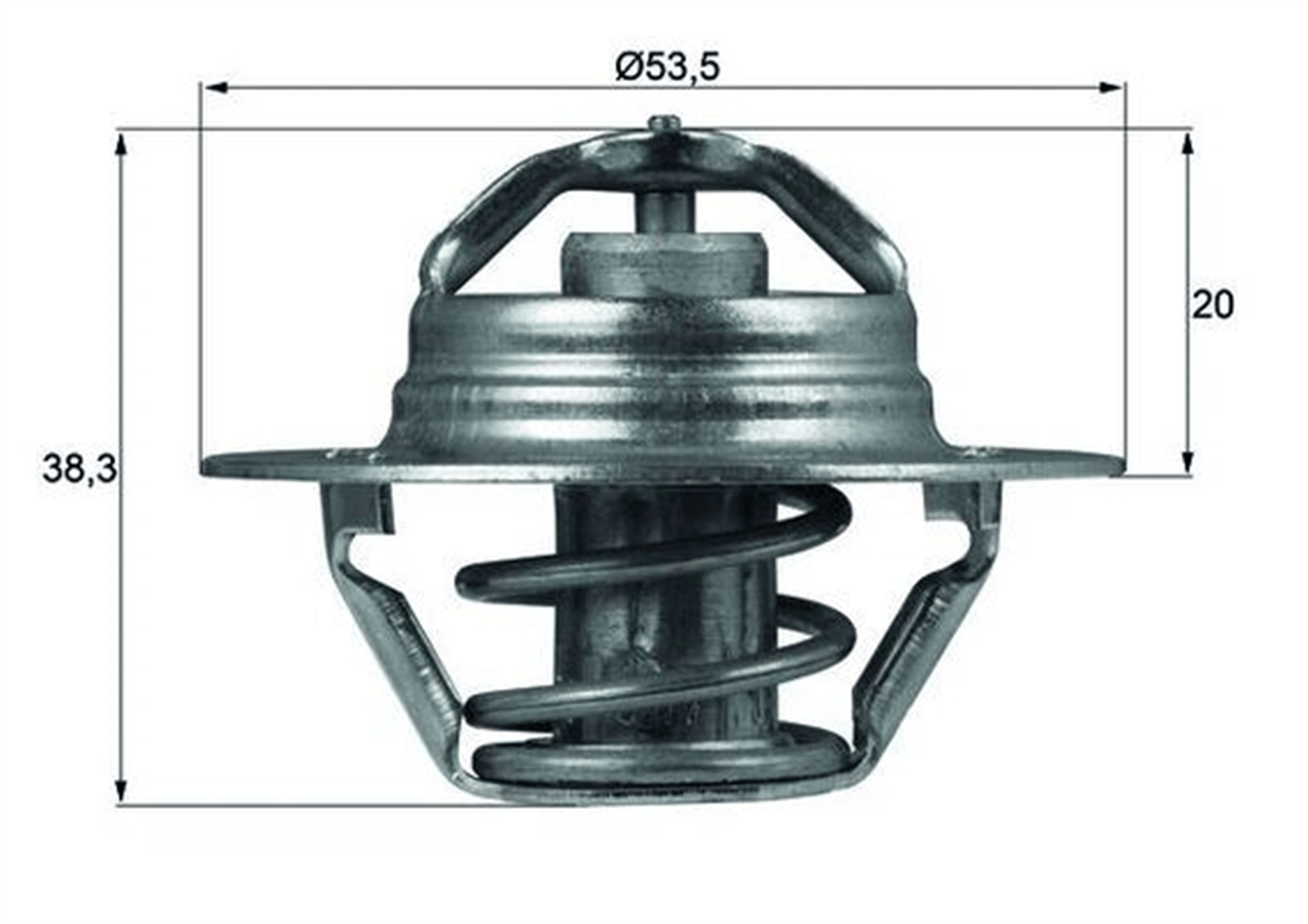 TERMOSTAT 82C PEUGEOT P106-P205-P306-P309-P405-P605-P104-P806-PARTNER-BOXER CITROEN BERLINGO-XSARA -SAXO-JUMPER-XANTIA-ZX-BX-AX-XM RENAULT R11-FLASH-R9-R19 DZL-LGN 93-01 -KNG-DUCATO