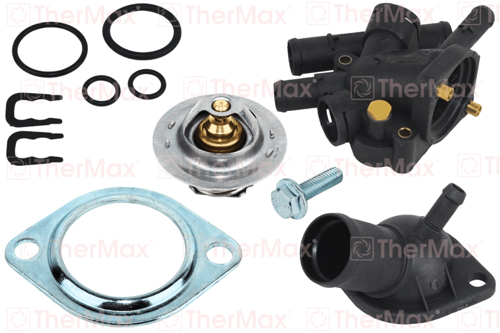 TERMOSTAT 89 C KOMPLE KANGOO 97> MEGANE I 96> CLIO II 98>05 LAGUNA 96> 1.9D F8Q SENSÖR DELİKLİ