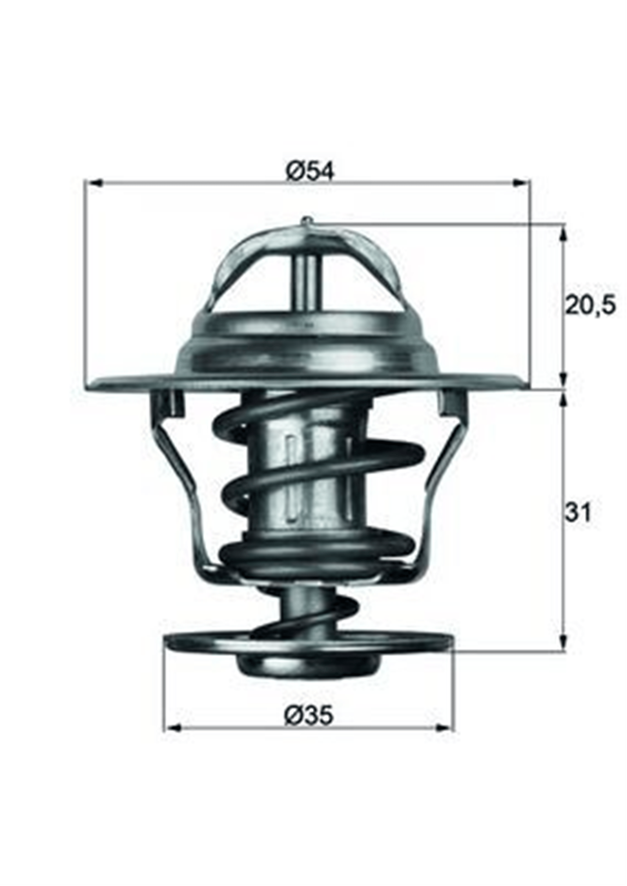TERMOSTAT LGN-ASTRA-GOLF-JETTA-PASSAT-CORDOBA-IBIZA-TOLEDO-CADDY 87C
