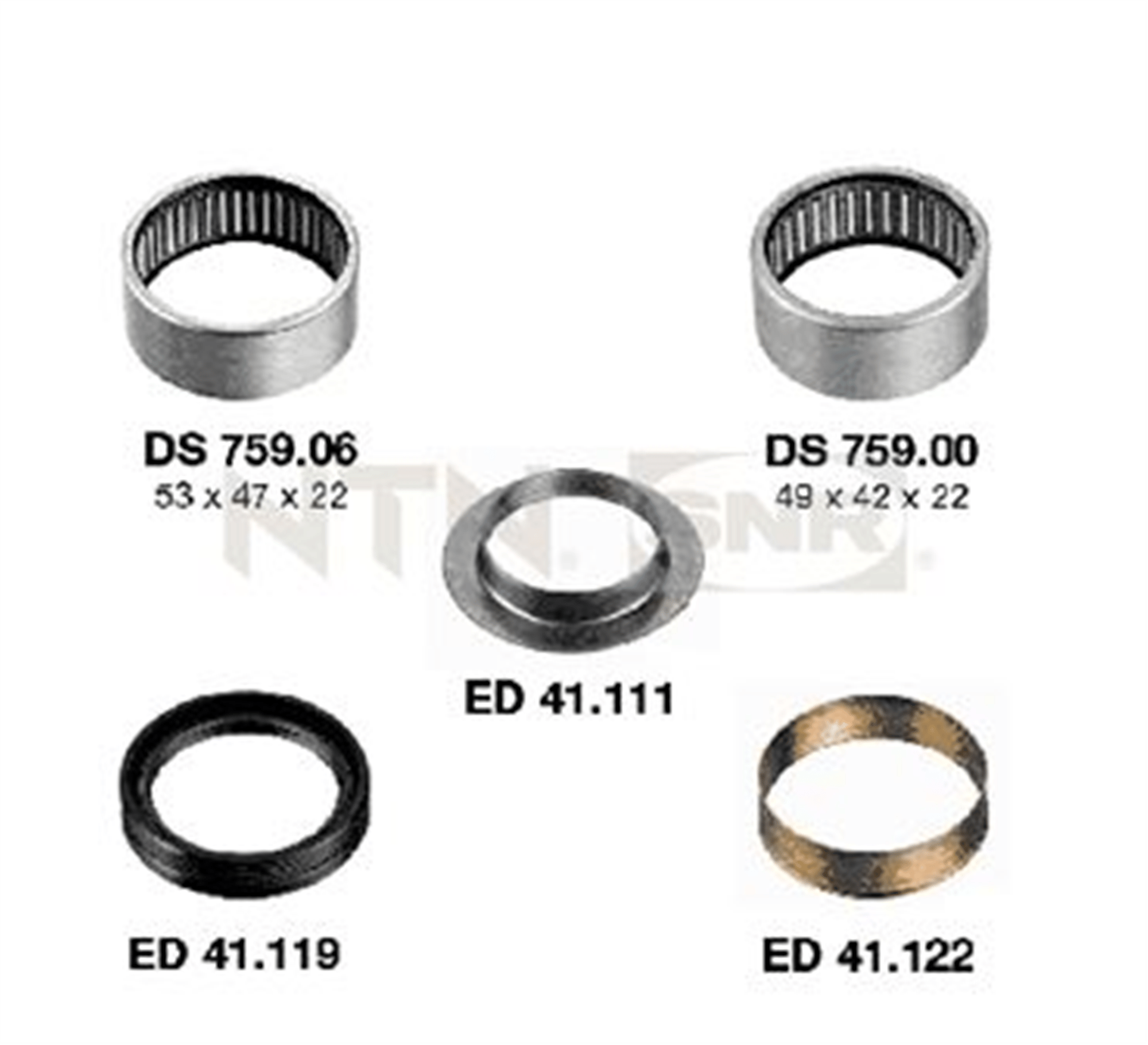 TORSİYON TAMİR TAKIMI P205-306-309 1.4-1.5-1.6-1.7D-1.9-XSARA-ZX 1.4i 1.6 16V-1.8i-1.9