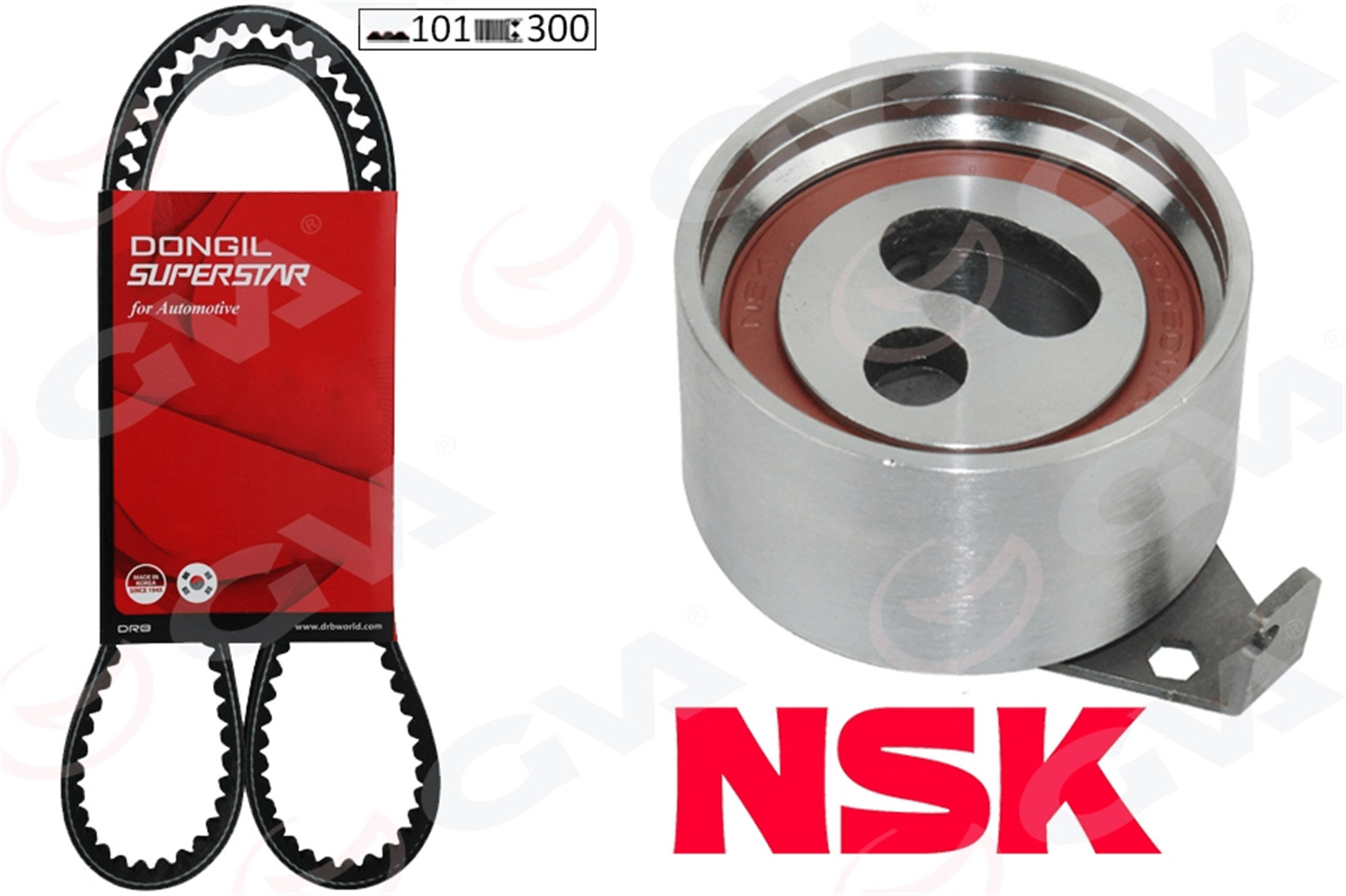 TRİGER KAYIŞ SETİ EKSANTRİK SETİ FORD RANGER 2.5 TDCİ 98-> / MAZDA B2500 2.5L WL 96-07 1 KAYIŞ 1 RULMAN 101x300