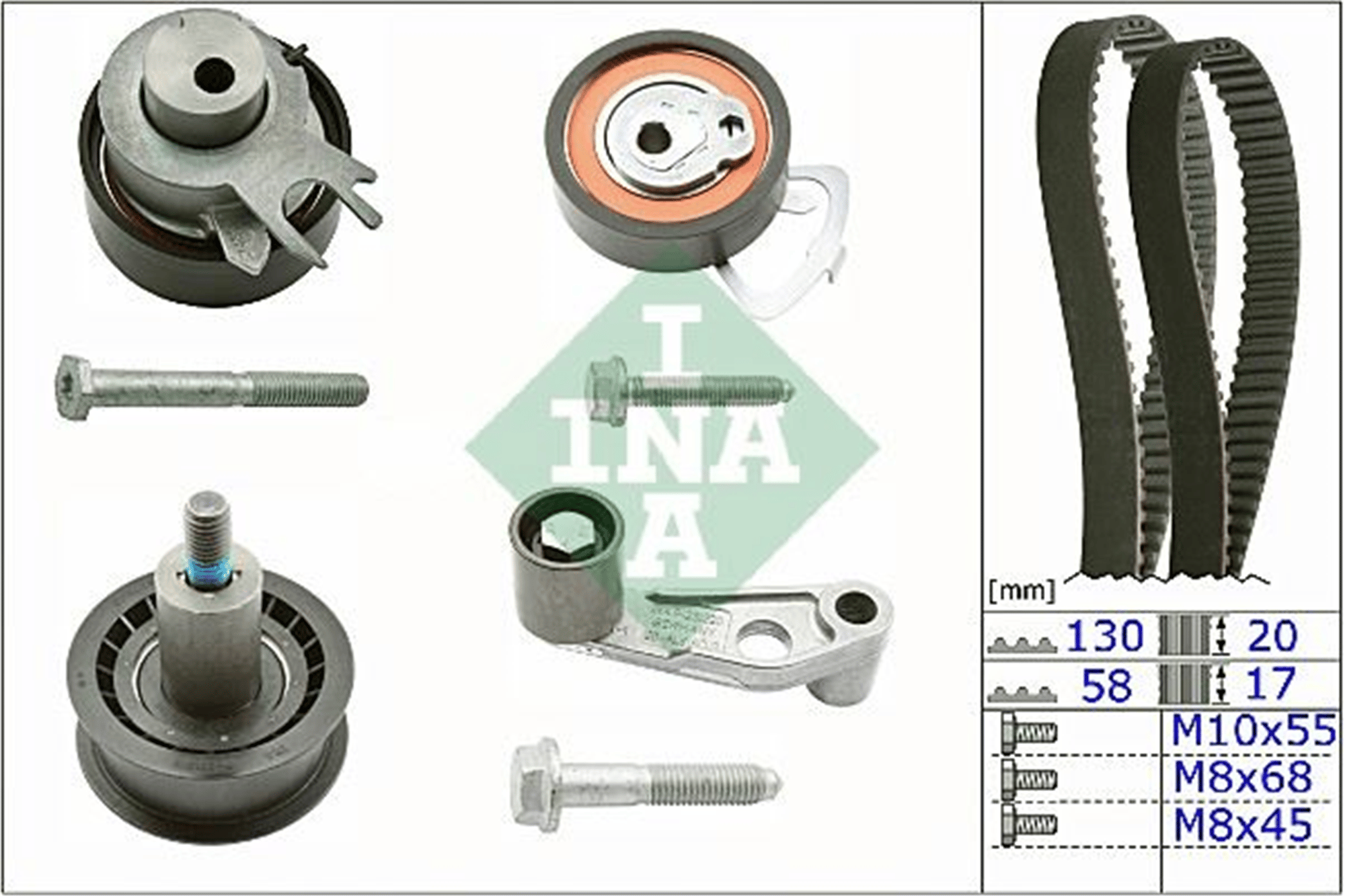 TRİGER SETİ 130x20 POLO-CORDOBA-GOLF4-FABIA-BORA 1.4-1.6 16V BCB-BBY-BUD-BBZ-BKY-AHW-AJV-AZD-CGGB