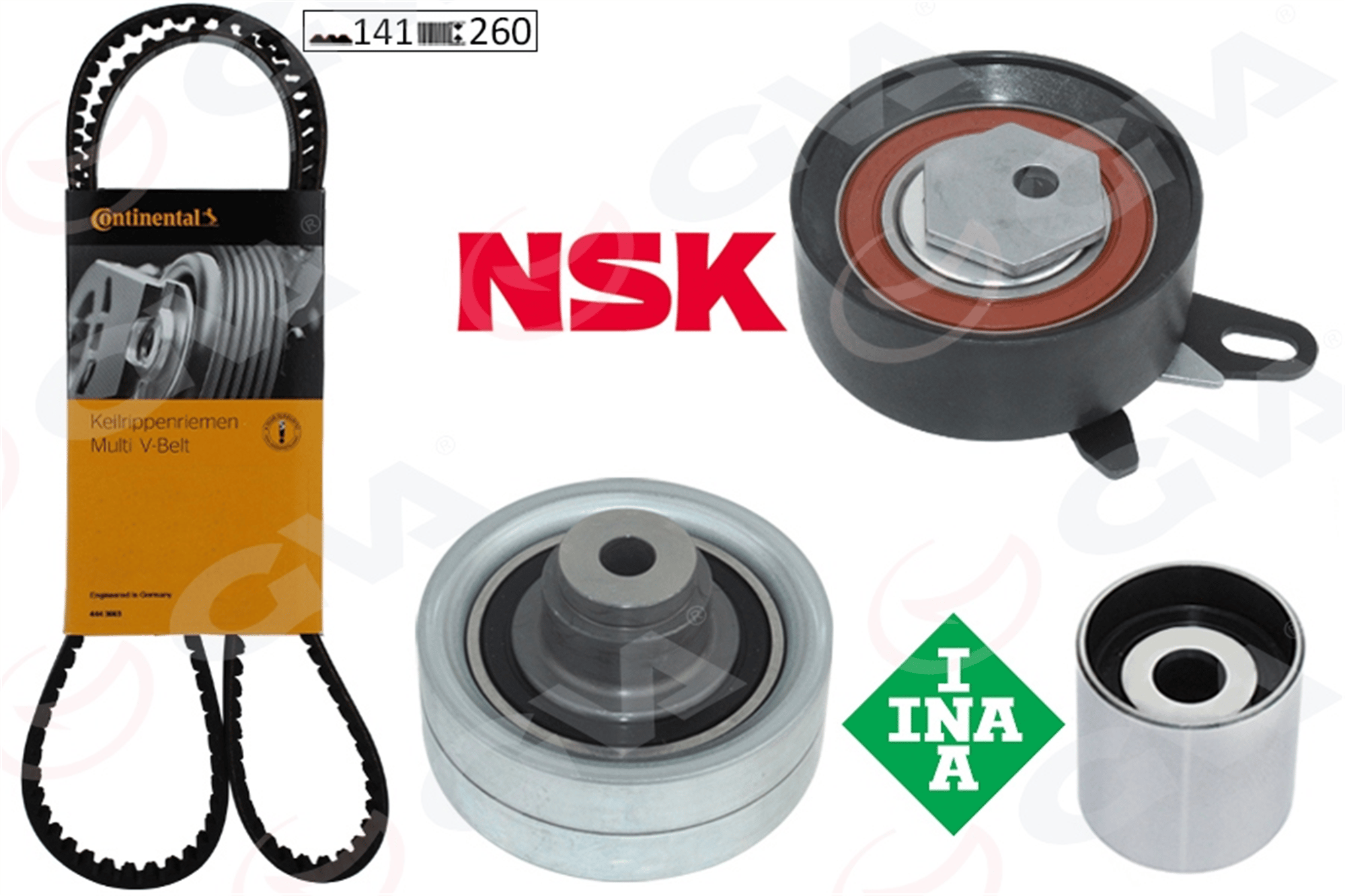 TRİGER SETİ 141x26 CRAFTER 2.5TDI BJK-BJL-BJM K015661XS