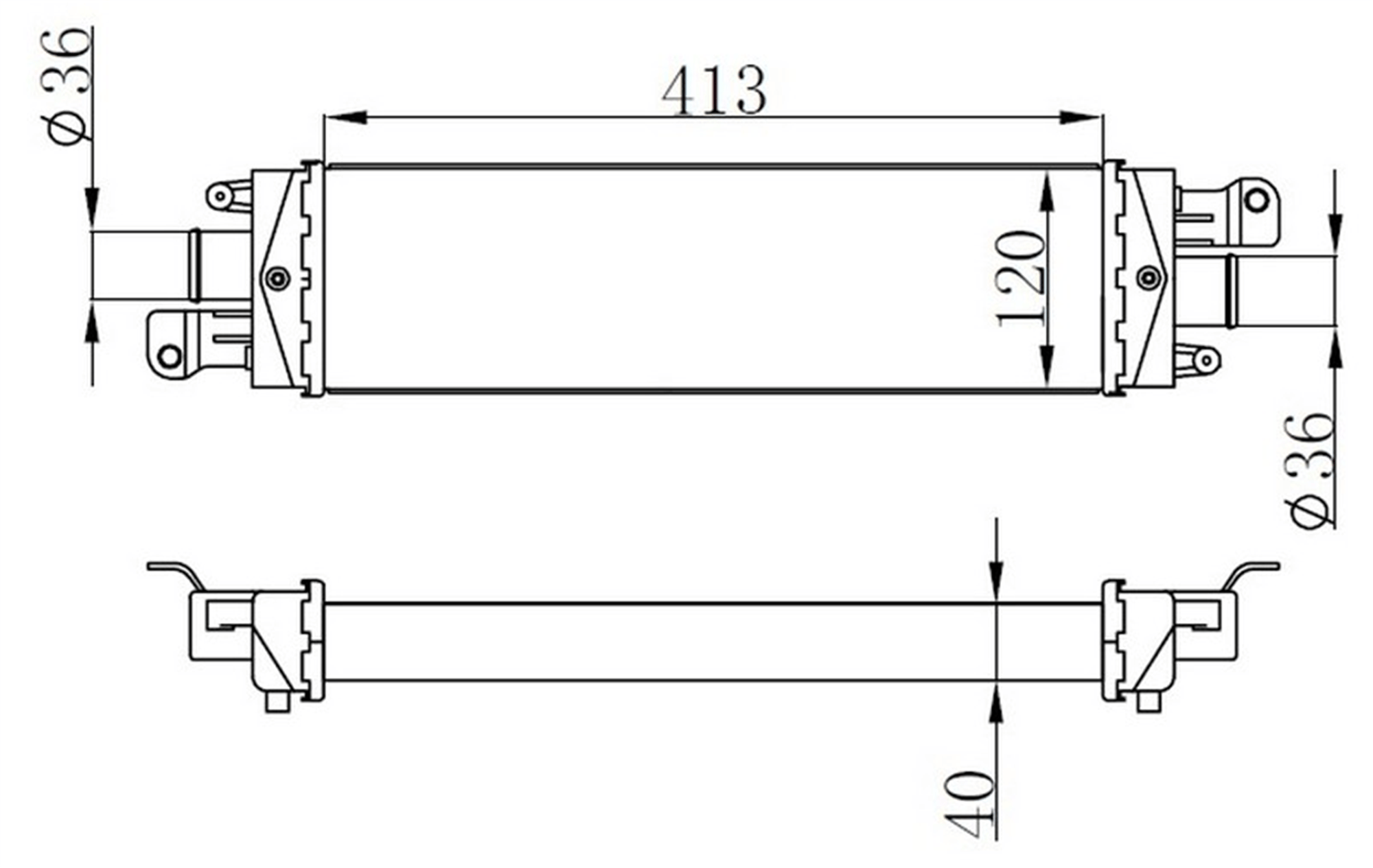 TURBO RADYATÖRÜ INTERCOOLER ALBEA-PALIO 1.3JTD 03 >