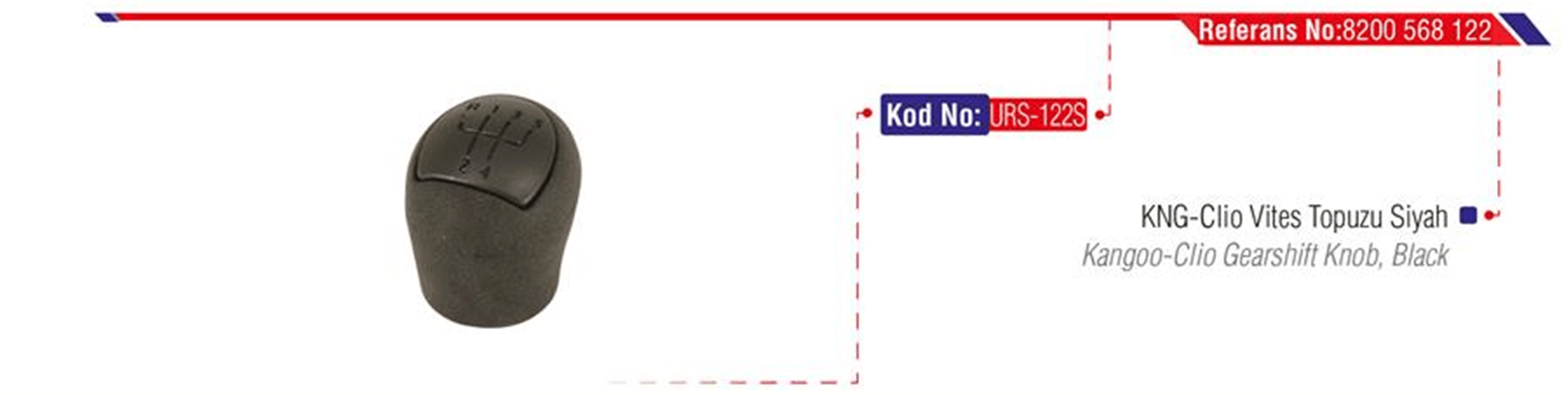 VİTES TOPUZU SİYAH CLIO II-KNG III