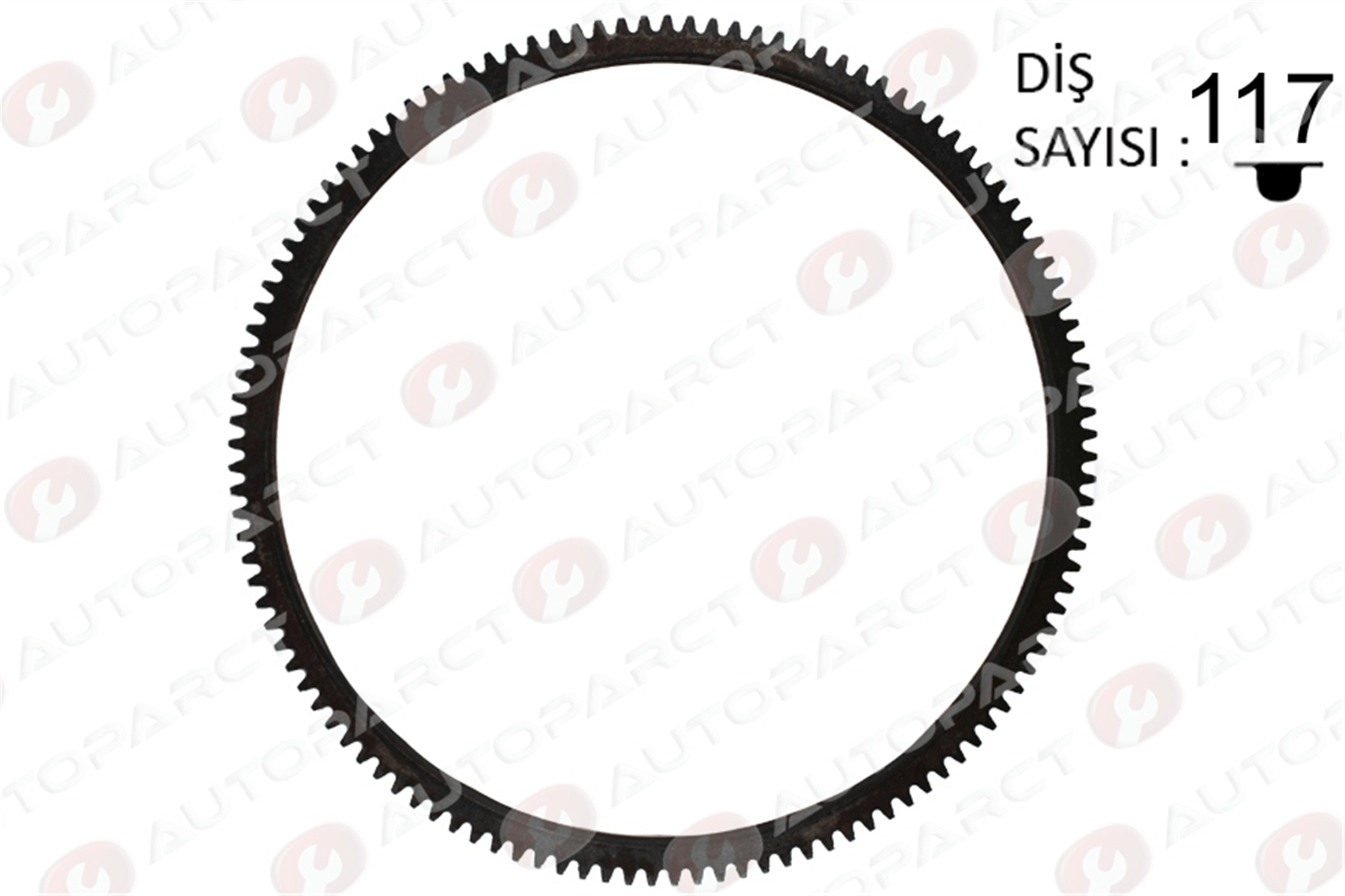 VOLANT DİŞLİSİ R12 117 DİŞ