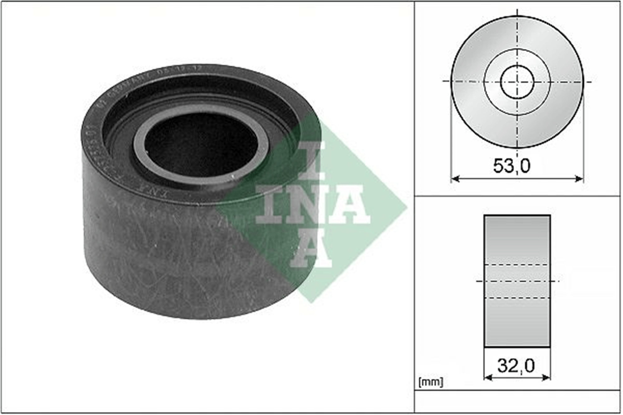 x EKSANTRİK GERGİ RULMANI VOLVO S40 06 >10 > S80 S60 XC70 XC90 C30 06-10 > V40 12 > V50 V60 XC60 V